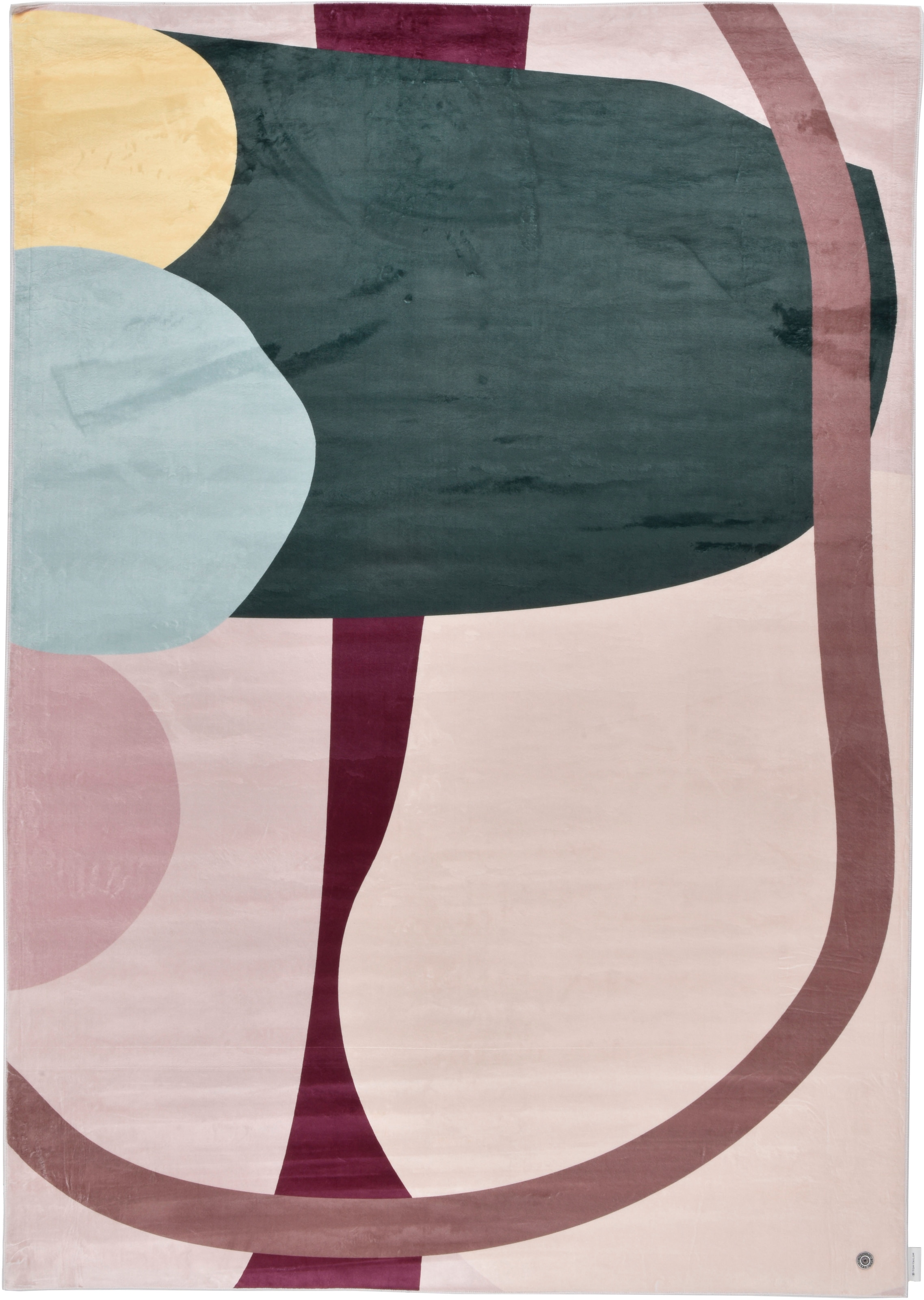 TOM TAILOR HOME Tapis »Shapes - FOUR« Rectangulaire 5 mm Höhe Kurzflor, bedruckt, modernes Design