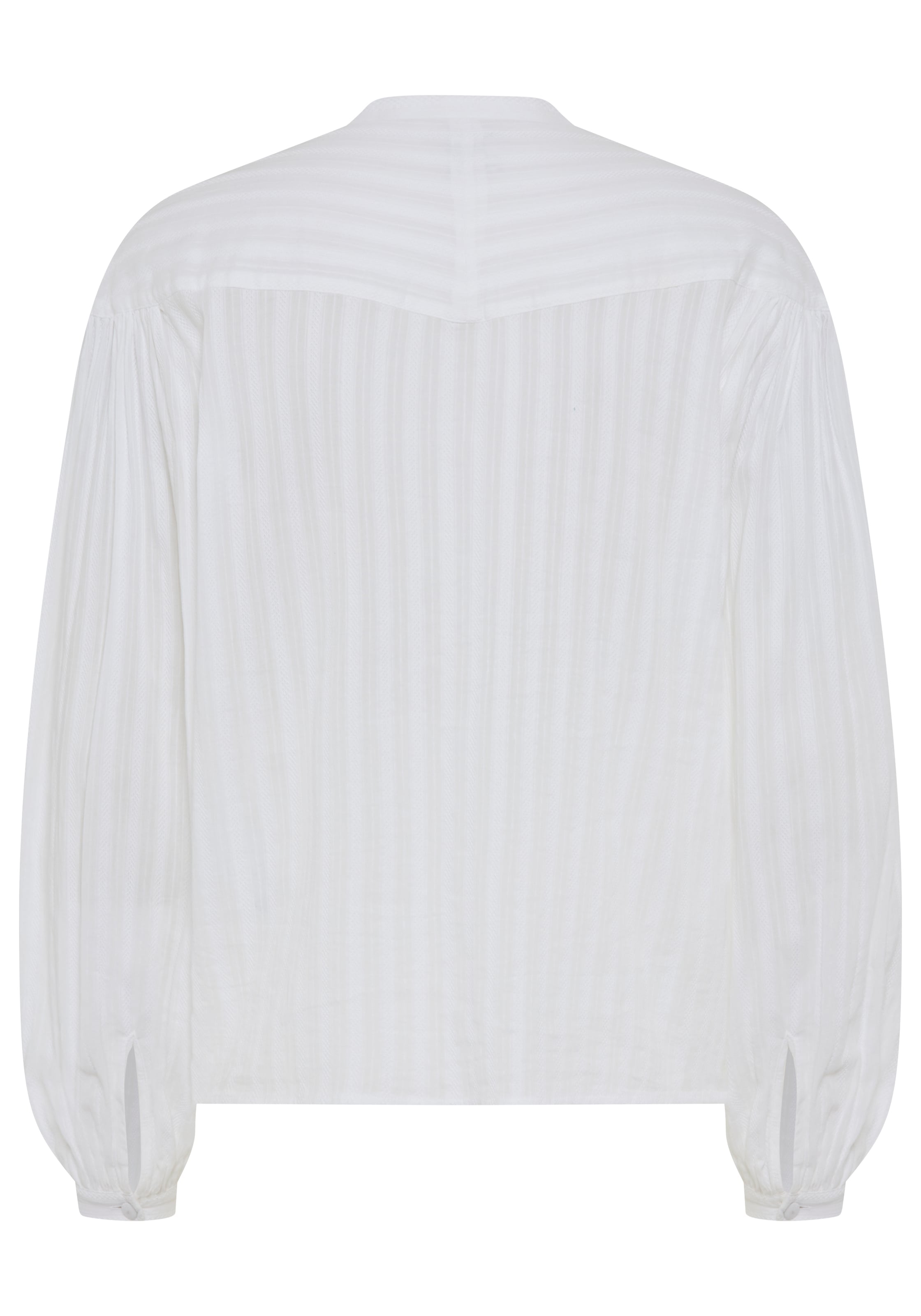 BOSS ORANGE Blouse à manches longues »Bilmant Premium Damenmode« mit Knopfleiste und kurzem Stehkragen