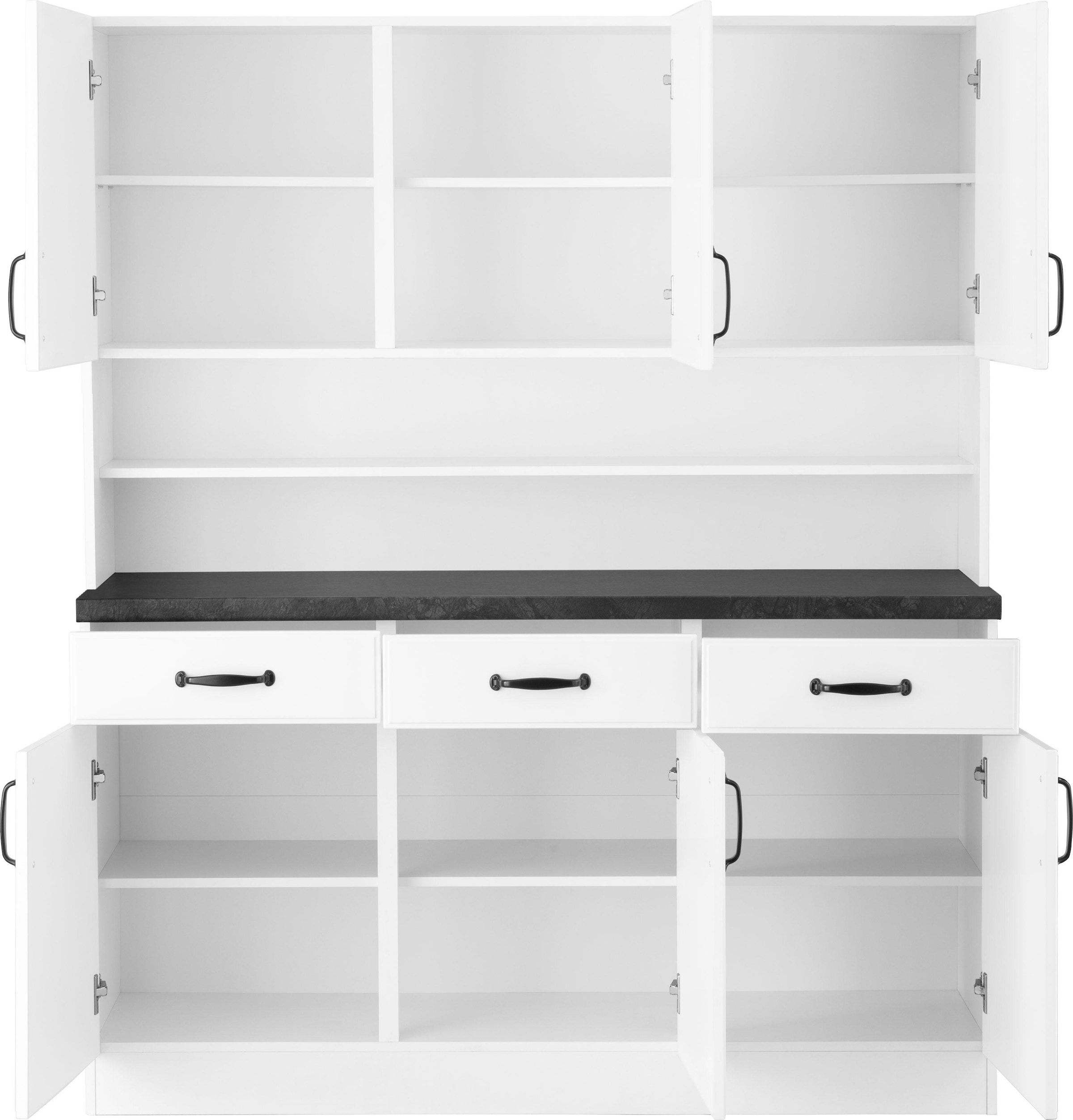 wiho Küchen Buffet de cuisine »Erla« 150 cm breit mit Kassettenfront