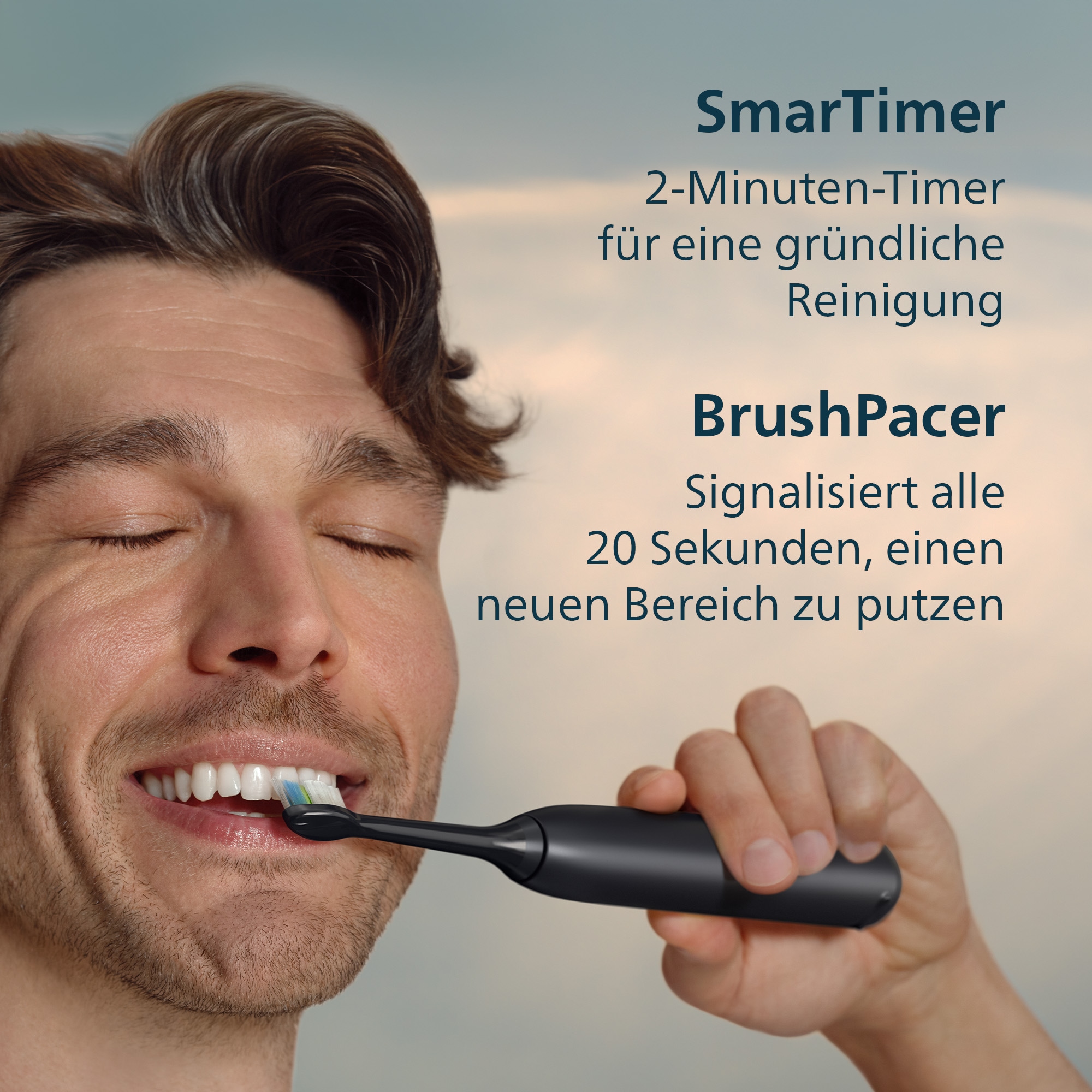 Philips Sonicare Elektrische Zahnbürste »Series 5300« 1 Stk. Aufsteckbürsten mit Andruckkontrolle, 2 Intensitätsstufen, inkl. Ladegerät, Reiseetui