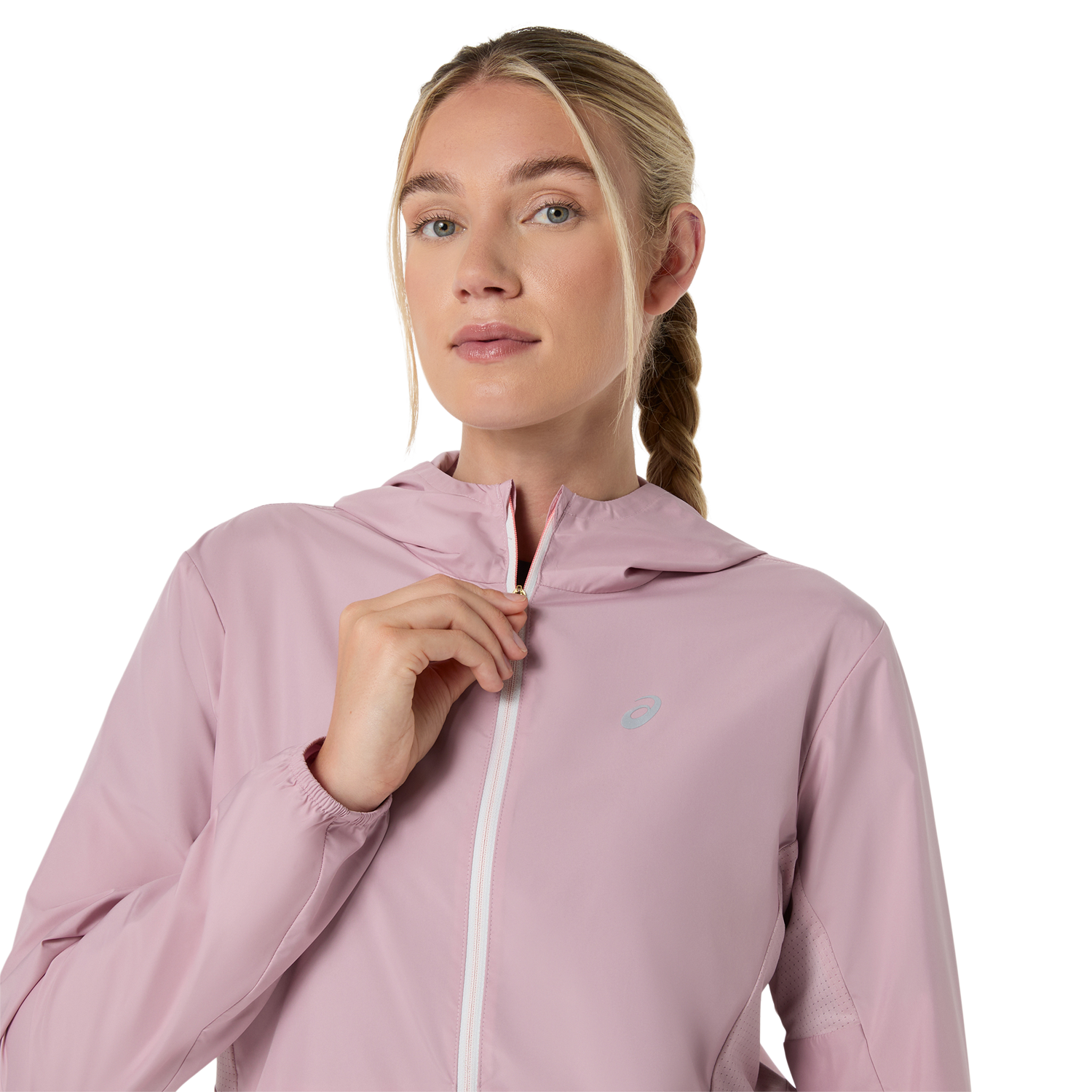Asics Veste de course à pied »ASICS CORE JACKET« avec capuche déperlant, coupe-vent, respirant