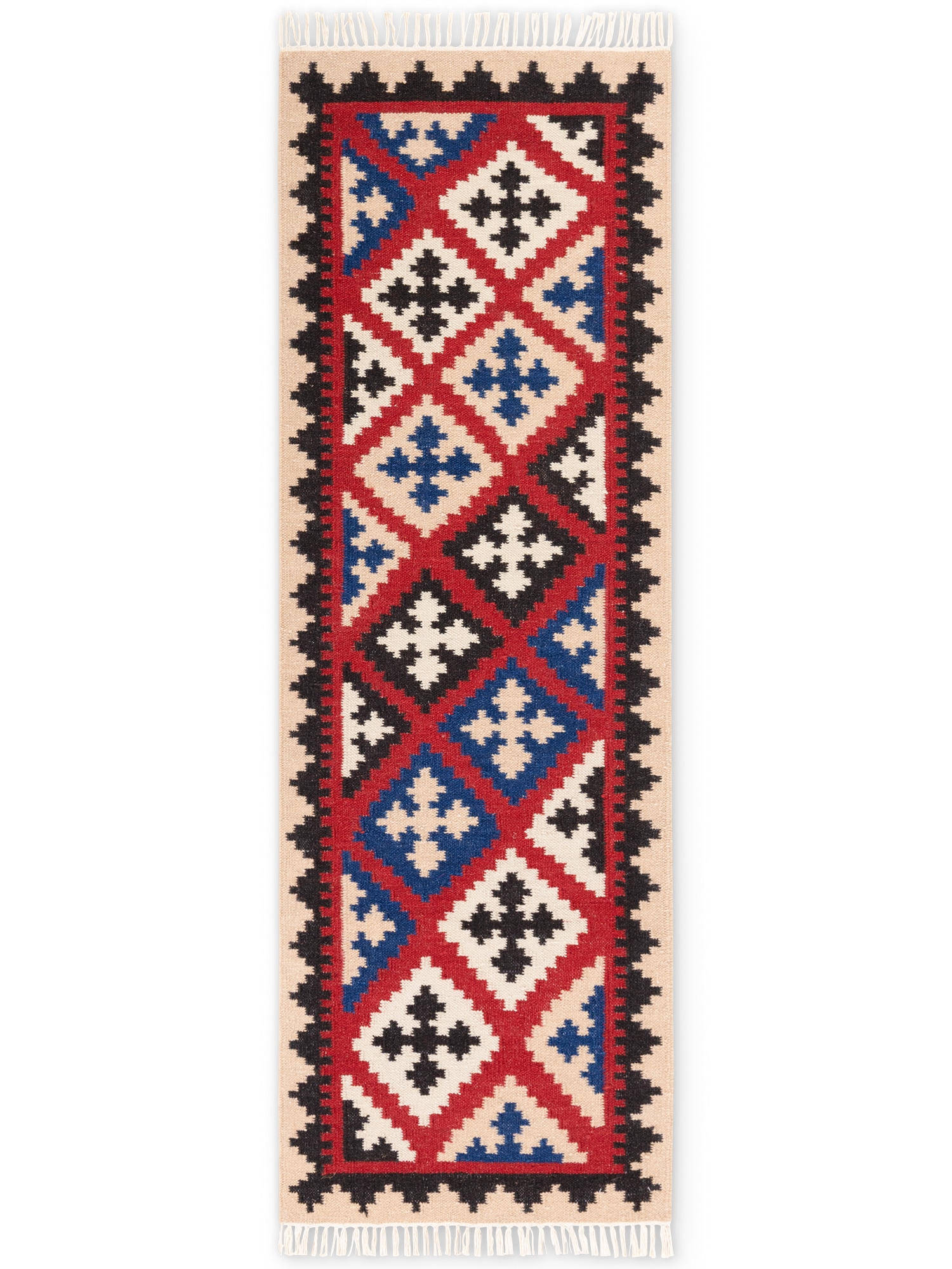 HANSE Home Tapis »Kelim Rami« Rectangulaire 3 mm Höhe Wolle, Baumwolle, Natur, Handgewebt, orientalisch, Boho, traditionell