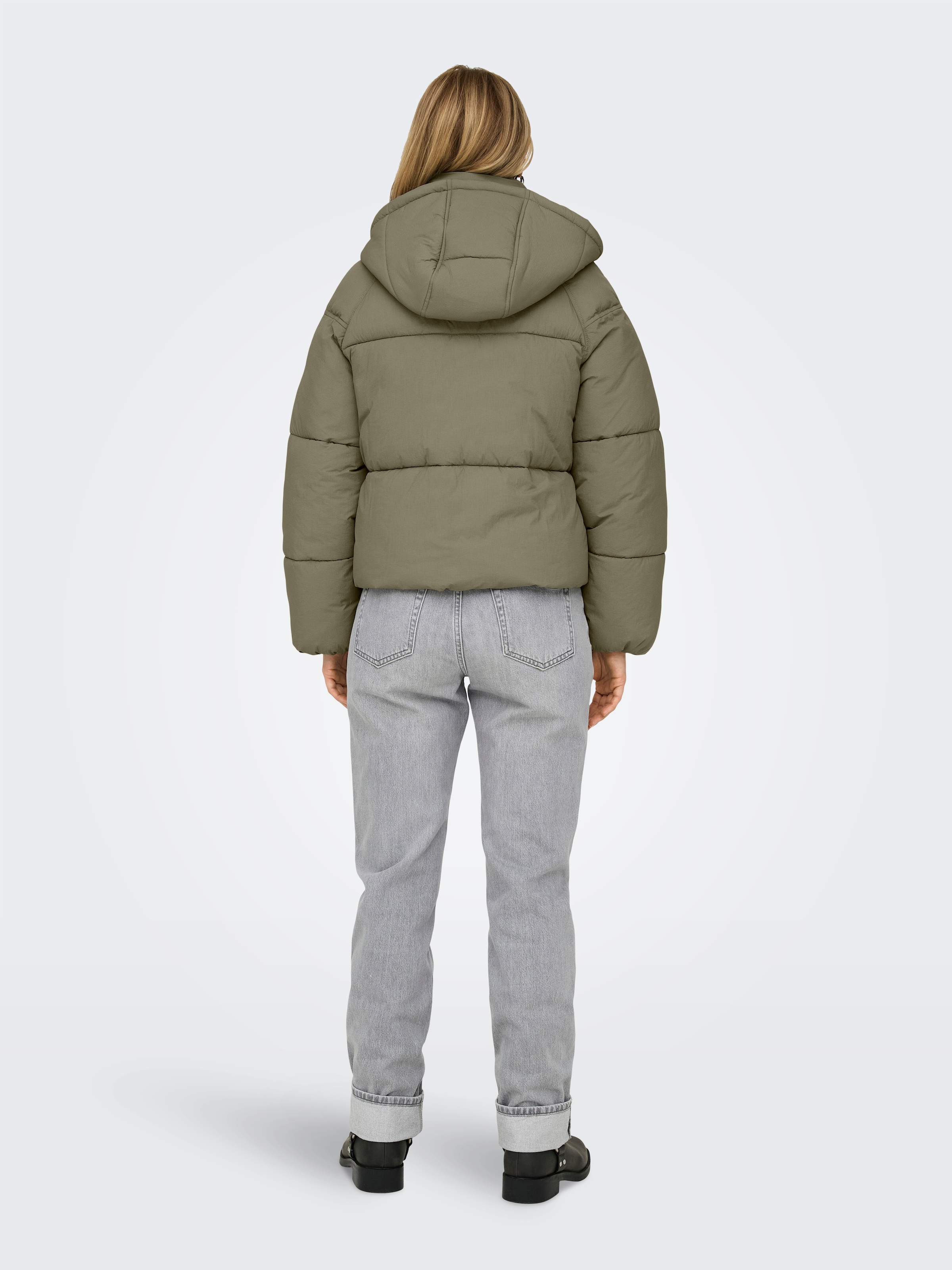 ONLY Veste matelassée »ONLHOPE SHORT PUFFER JACKET CC OTW« mit Kapuze