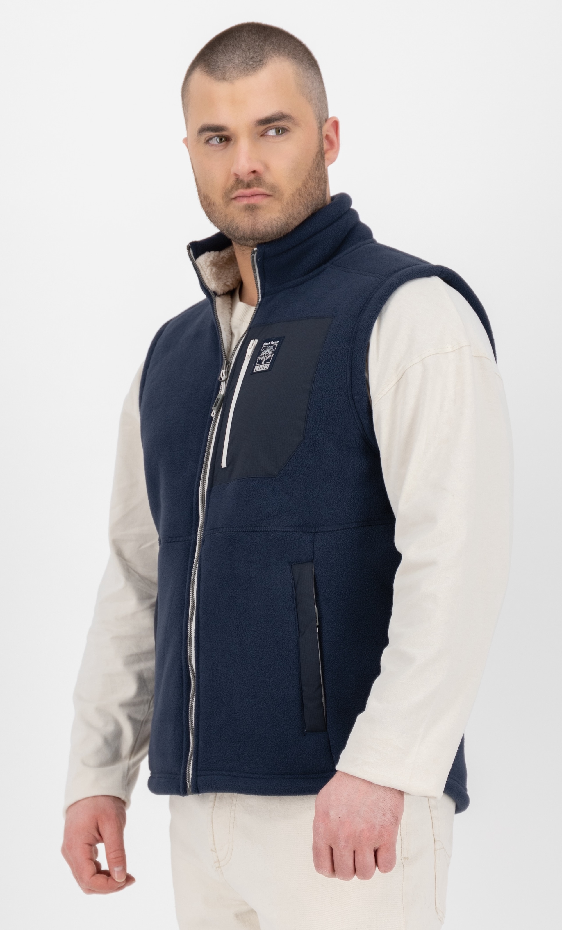 LPO Gilet polaire »Ravin II« mit Langhaarfleece