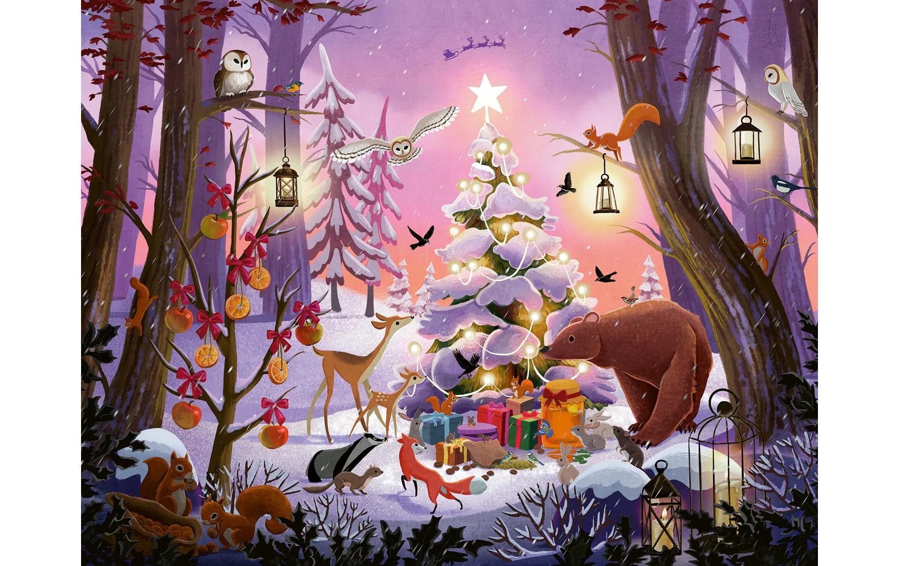 Ravensburger Puzzle »Noël dans la forêt 2000 Teile«