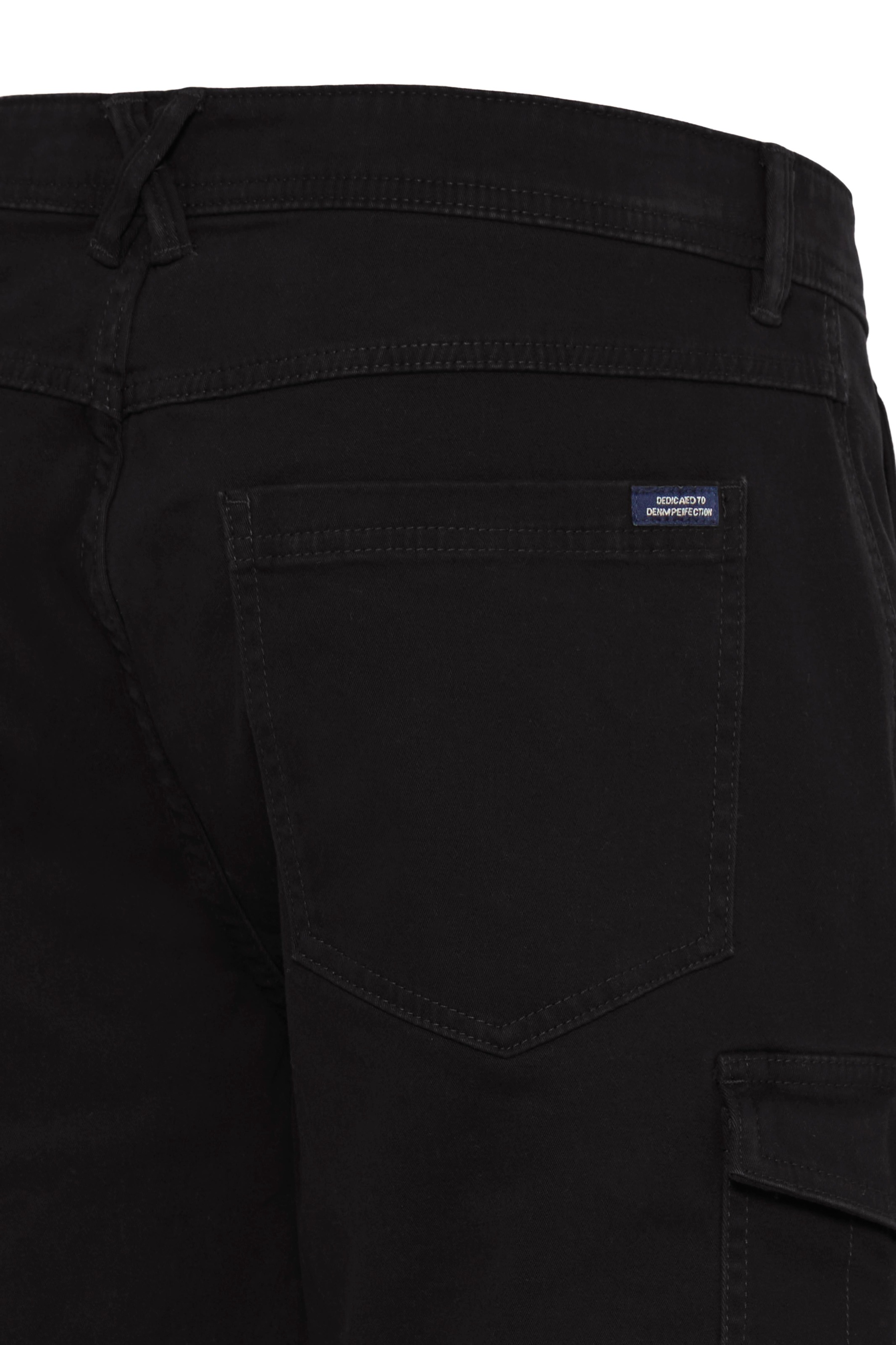 Blend Short »BHMASON SLIM/REG CARGO SHORTS«  avec étiquette de marque, en mélange de coton, Regular Fit, élastique