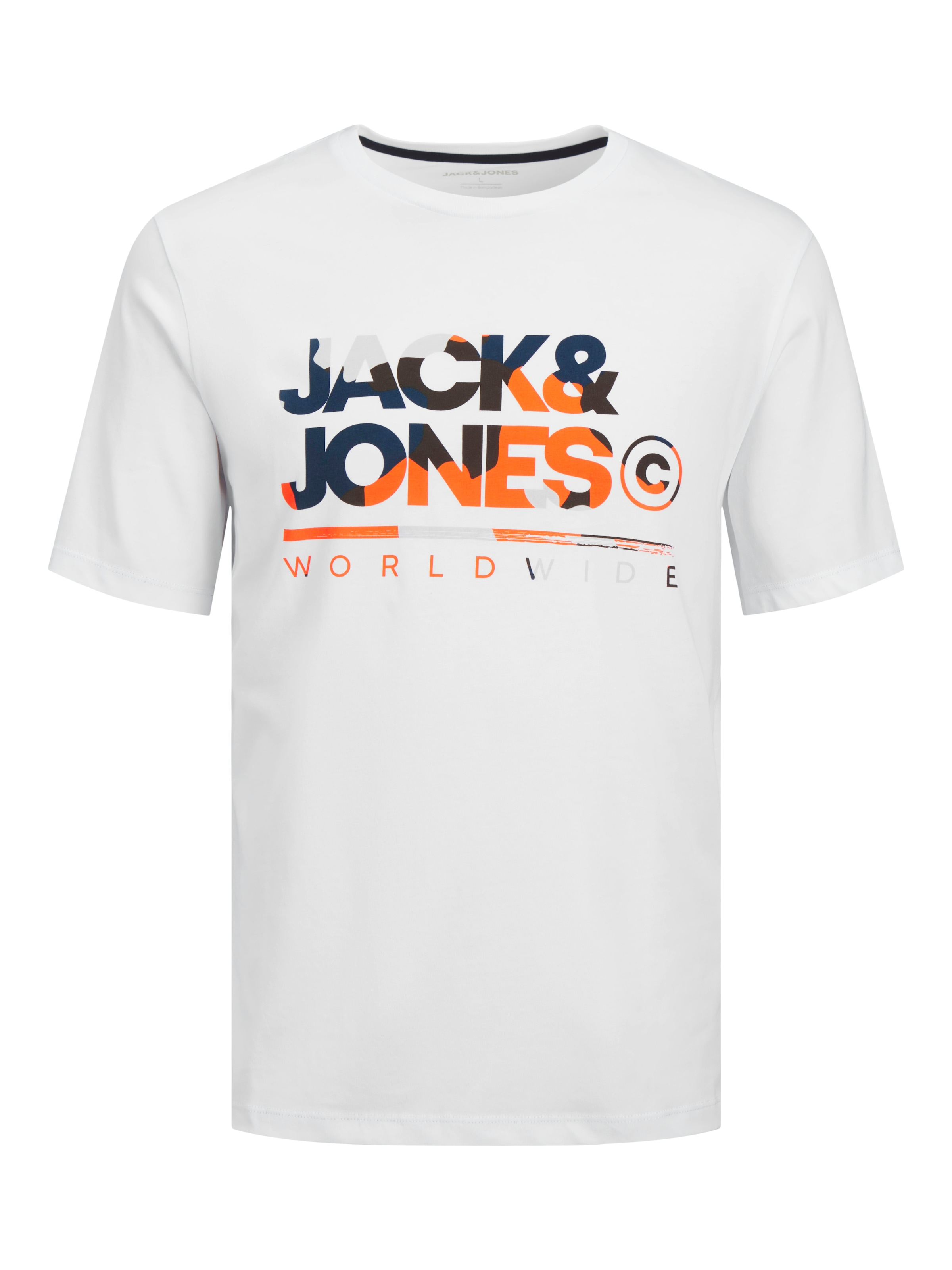 Jack & Jones T-shirt à manches courtes »JJLUKE TEE SS CREW NECK 5PK MP« Paquet, 5 cuis