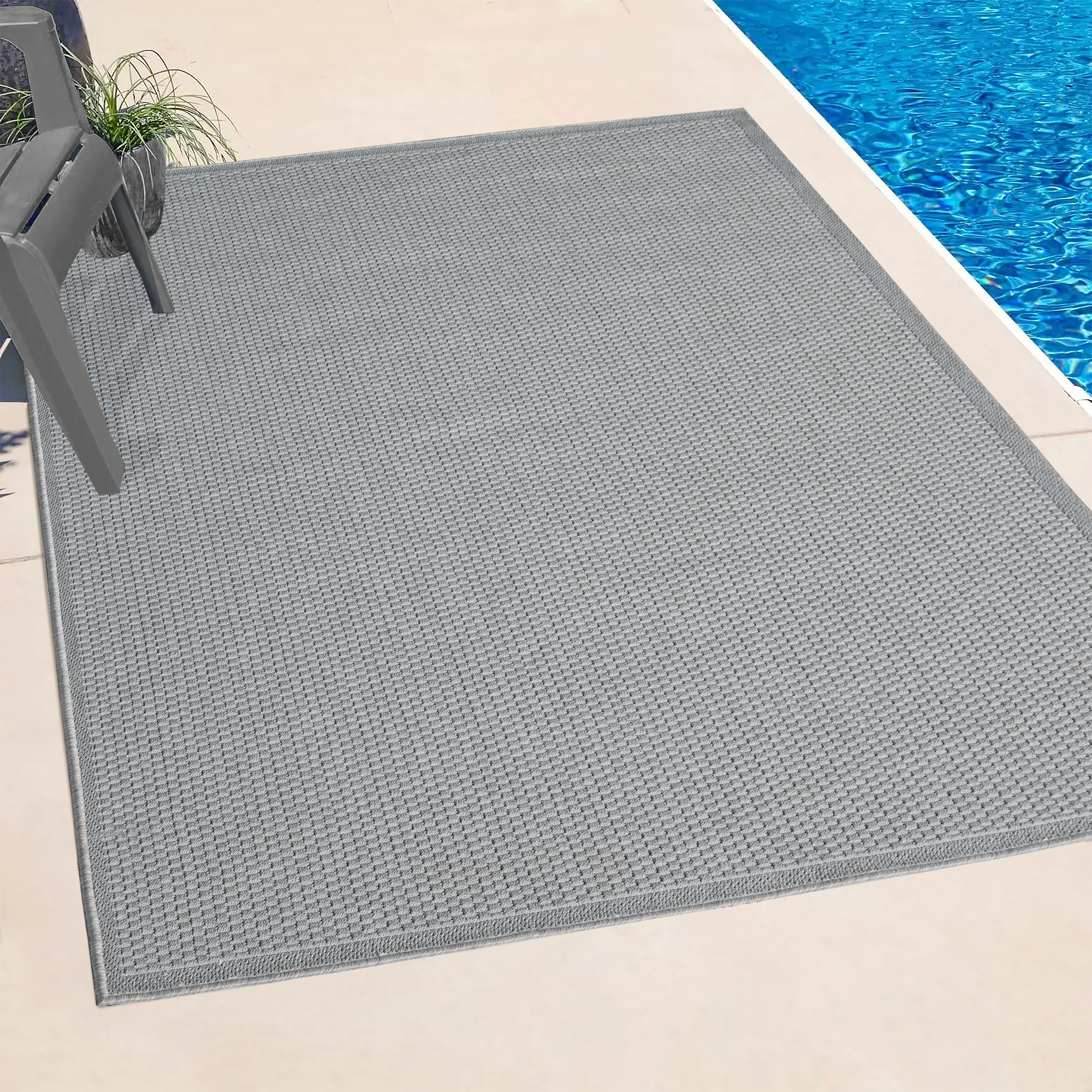 the carpet Tapis »Toulose« Rectangulaire 1 mm Höhe Tapis moderne robuste pour intérieur et extérieur