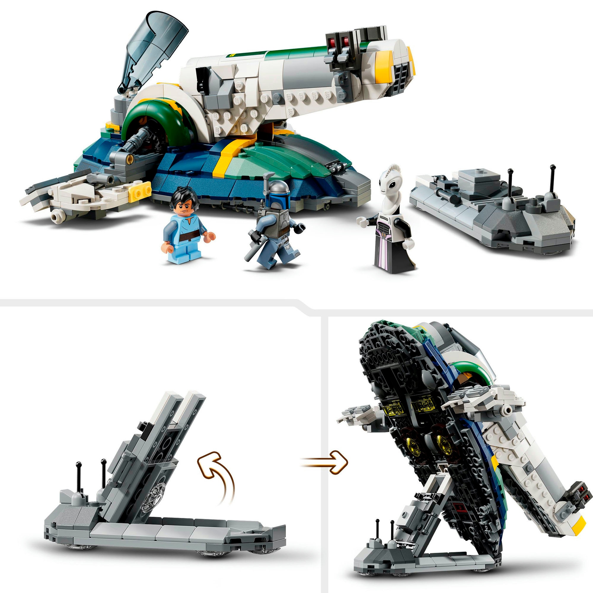 LEGO® Pions de construction »Jango Fetts Sternenschiff (75433), LEGO Star Wars™« Made in Europe