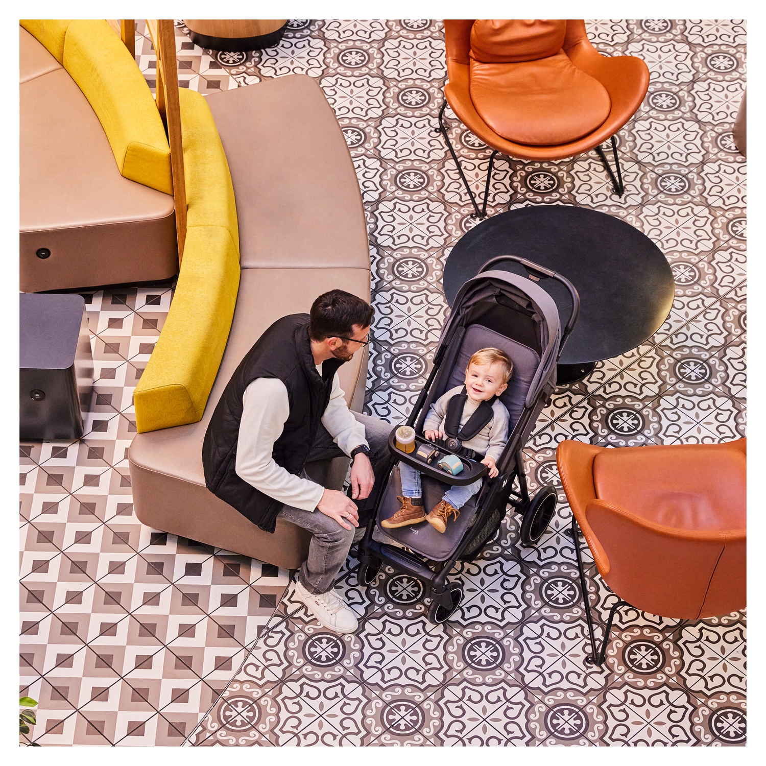 Hauck Poussette pour enfants »Shop N Care, Grey« 22 kilos bis 22 kg belastbar; kompatibel mit Babyschale