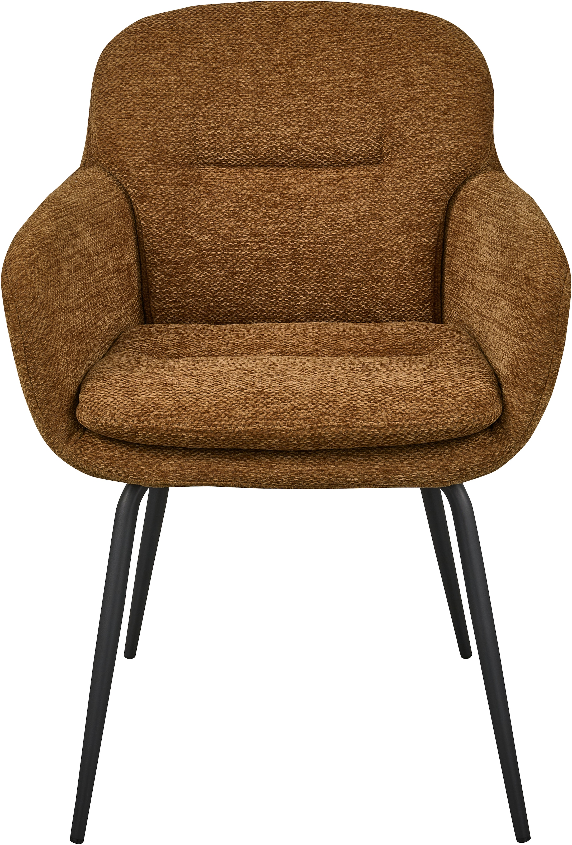 WOOOD Esszimmerstuhl »Runa Chenille-Bezug mit Metallgestell, H 82 x B 57 x T 59 cm« (Set) 2 Stk.(Set, 2 St)Tragkraft 120 kg, pfleigleicht Geringe Verschleissfestigkeit