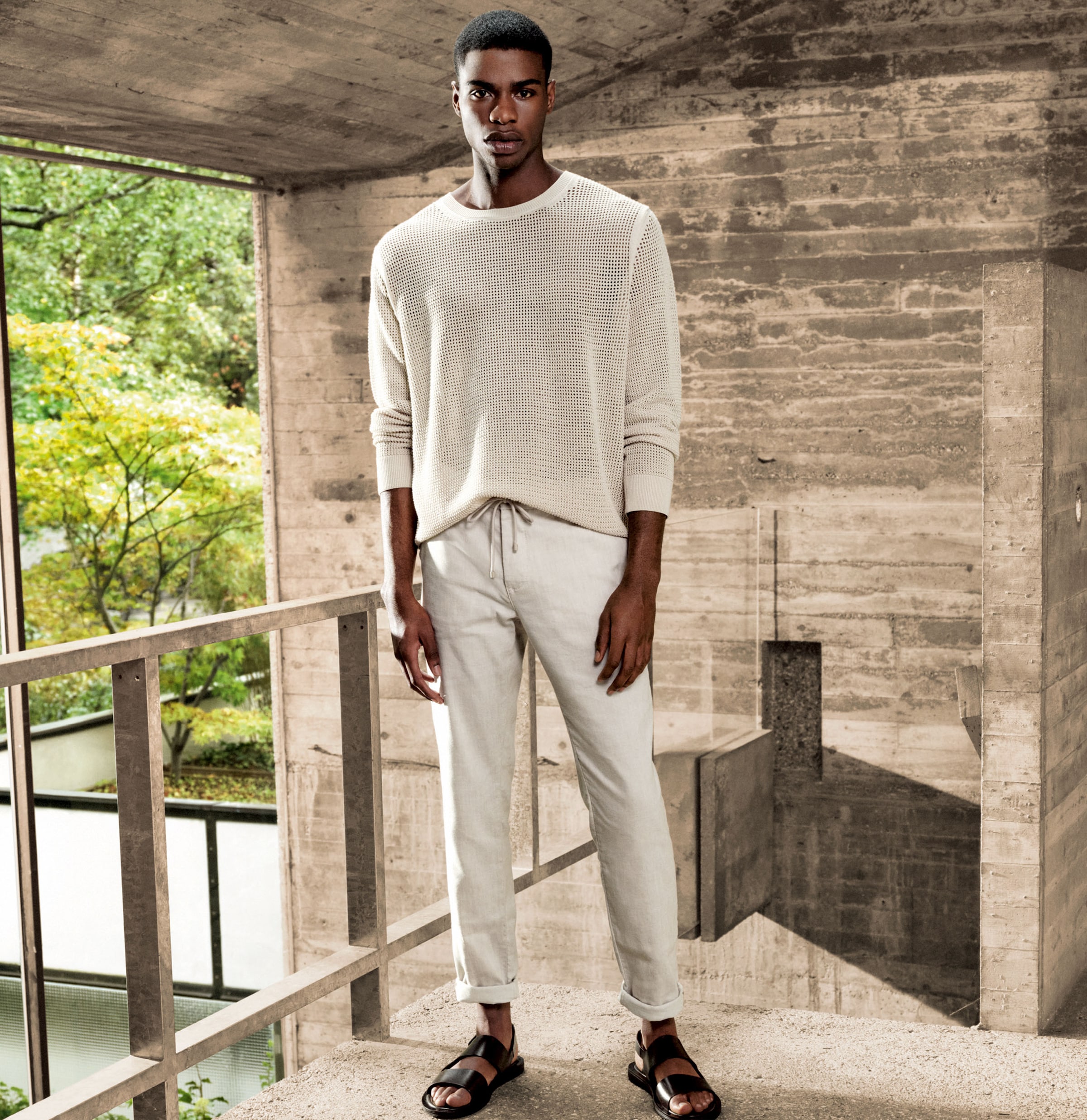 MAC Chinos »Lennox Sport«  structure lin