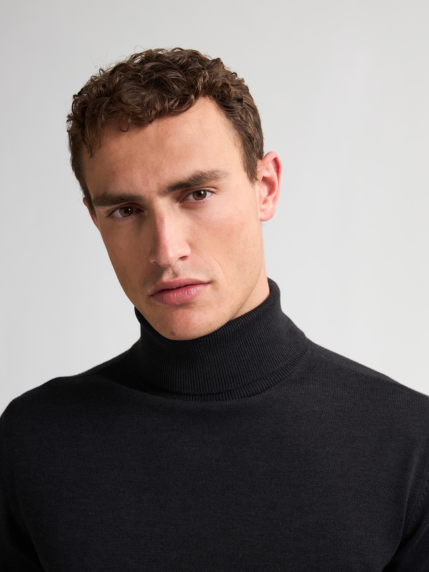 Petrol Industries Pull à col roulé »Men Knitwear Collar Basi« Pflegeleichter Materialmix mit Baumwollanteil