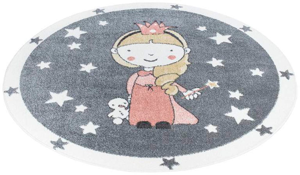 Carpet City Kinderteppich »ANIME893« rund 11 mm Höhe Kinderzimmer Teppich Modern mit lustigen Cartoon-Figuren, Multi