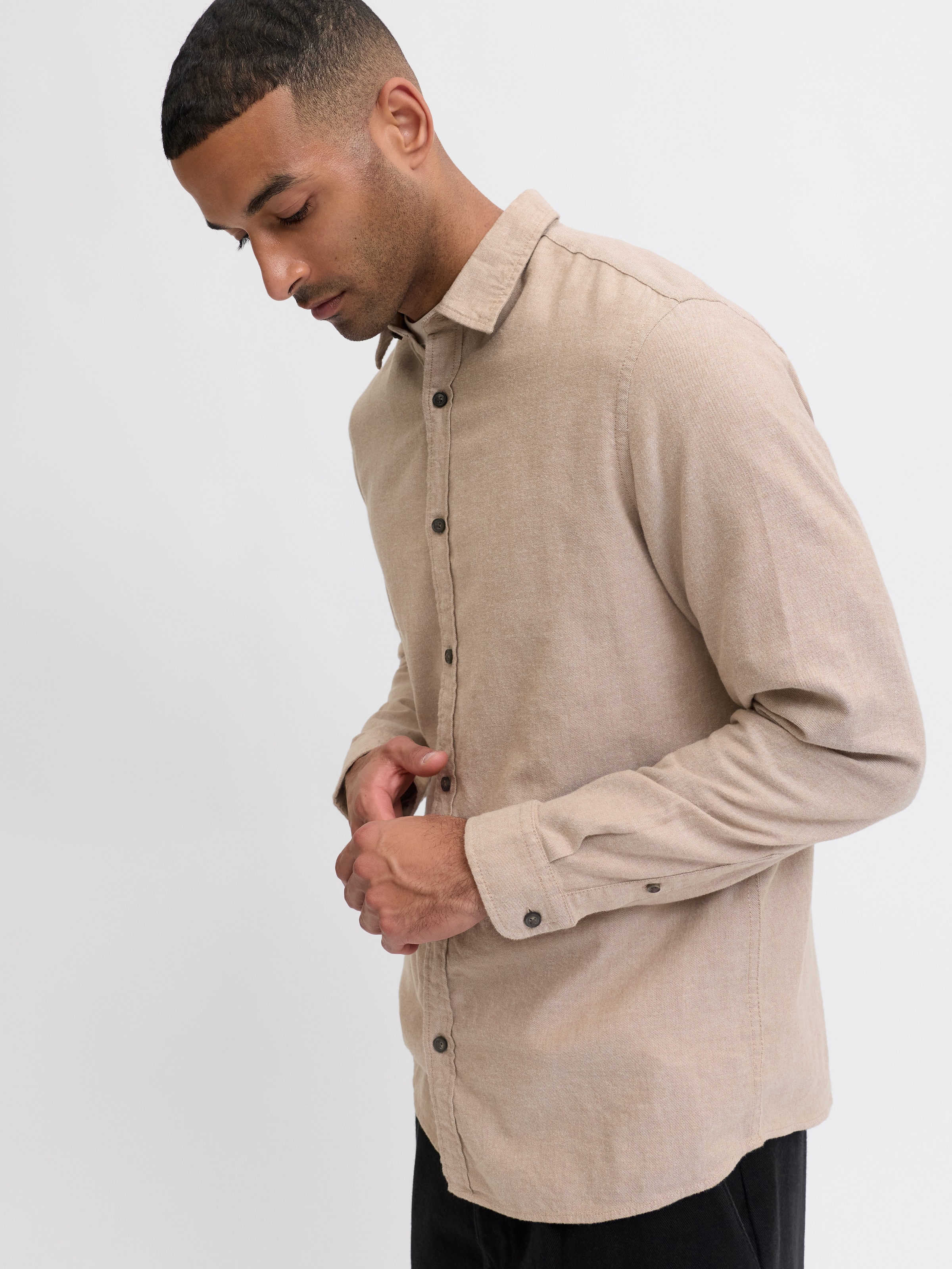 Jack & Jones Chemise à manches longues »JJECLASSIC MELANGE SHIRT L/S NOOS«