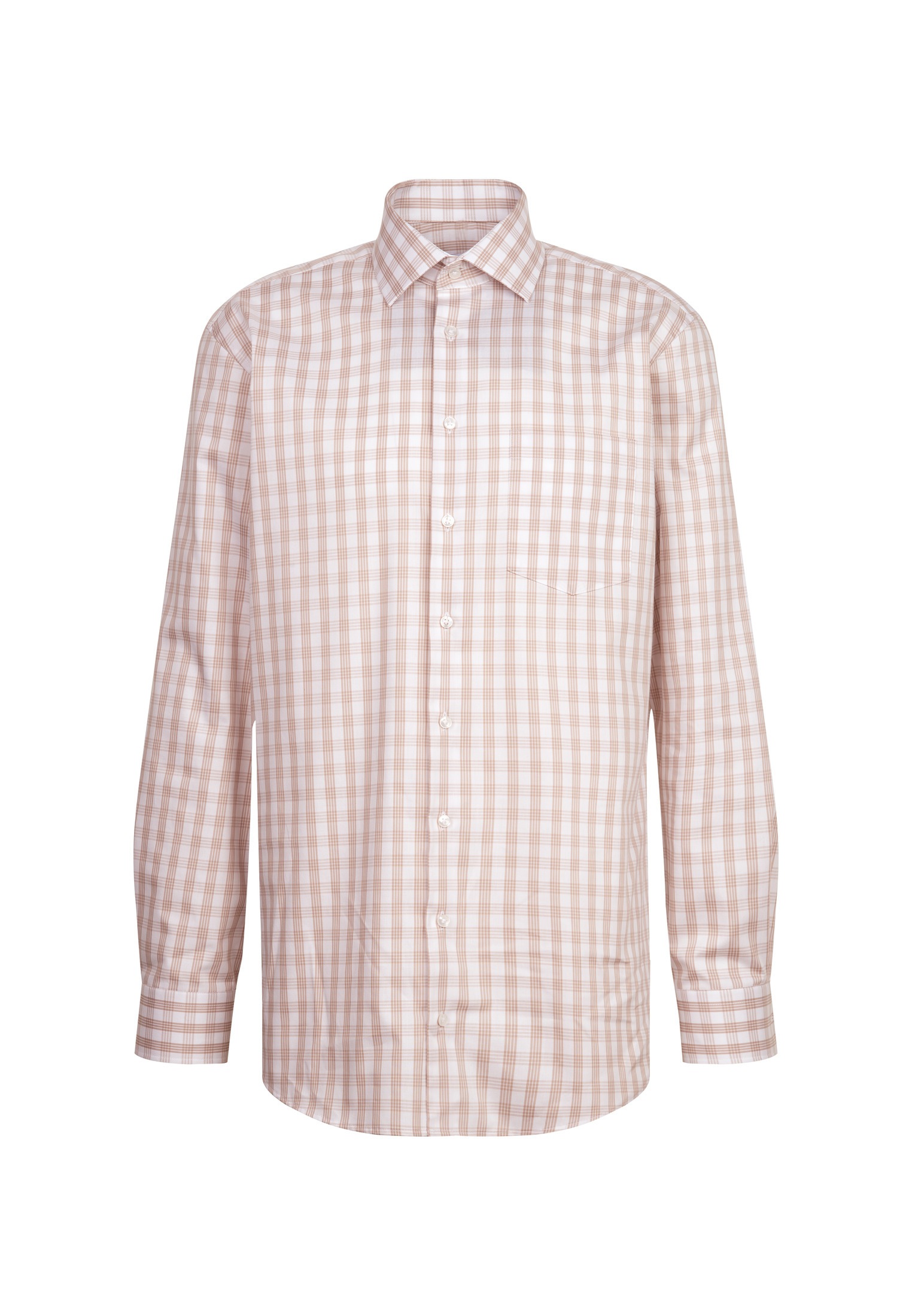 seidensticker Businesshemd »Comfort« Comfort 1/1 Kentkragen Karo