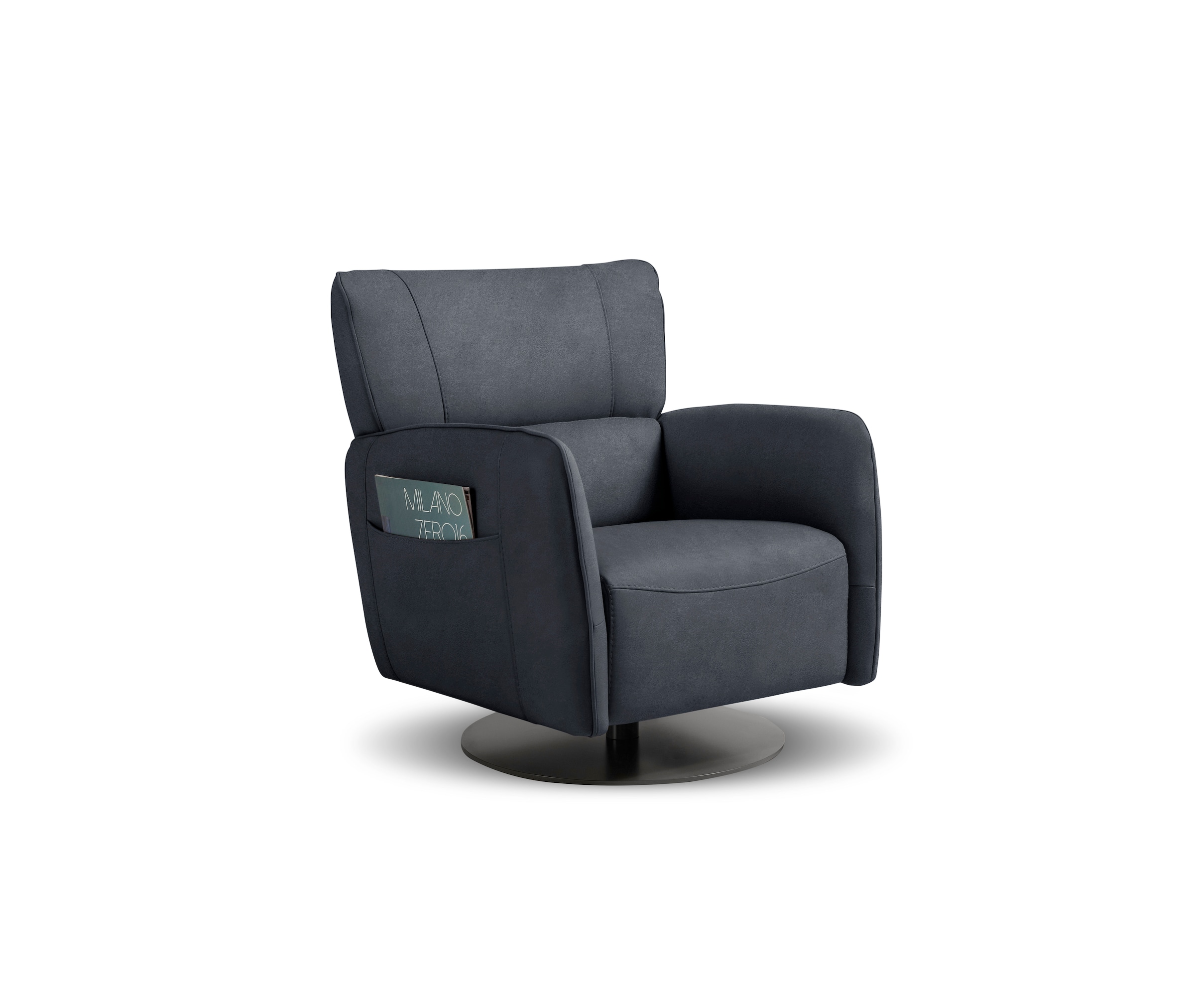 Egoitaliano Fauteuil »Honey« inkl. seitlicher Einstecktasche, drehbar und mit Wipp-Funktion