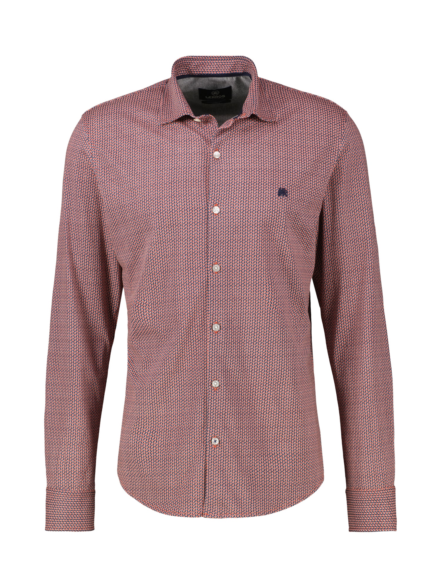 LERROS Chemise à carreaux »Übergrössen-Hemd mit Minimal-Karomuster«