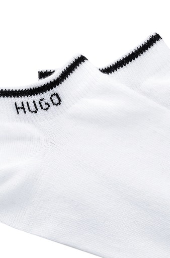 BOSS Chaussettes d'affaires »2P AS Logo CC« Packung, 2er Pack, 2 cuis tlg. mit grossem HUGO Logo-Schriftzug
