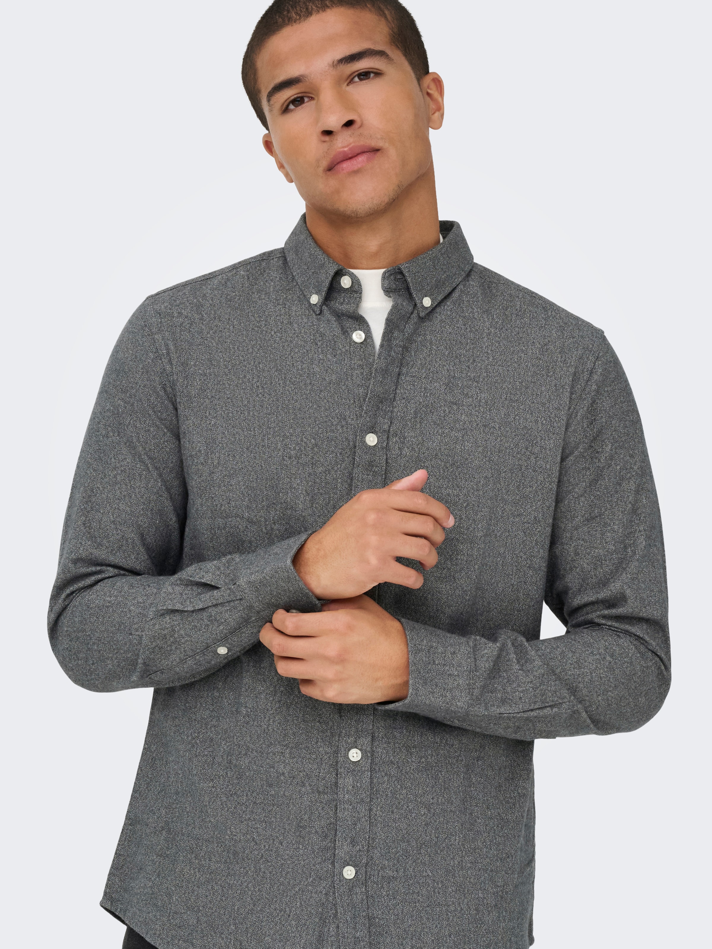 ONLY & SONS Chemise à manches longues »ONSNIKOLA LS MELANGE SHIRT OTL«
