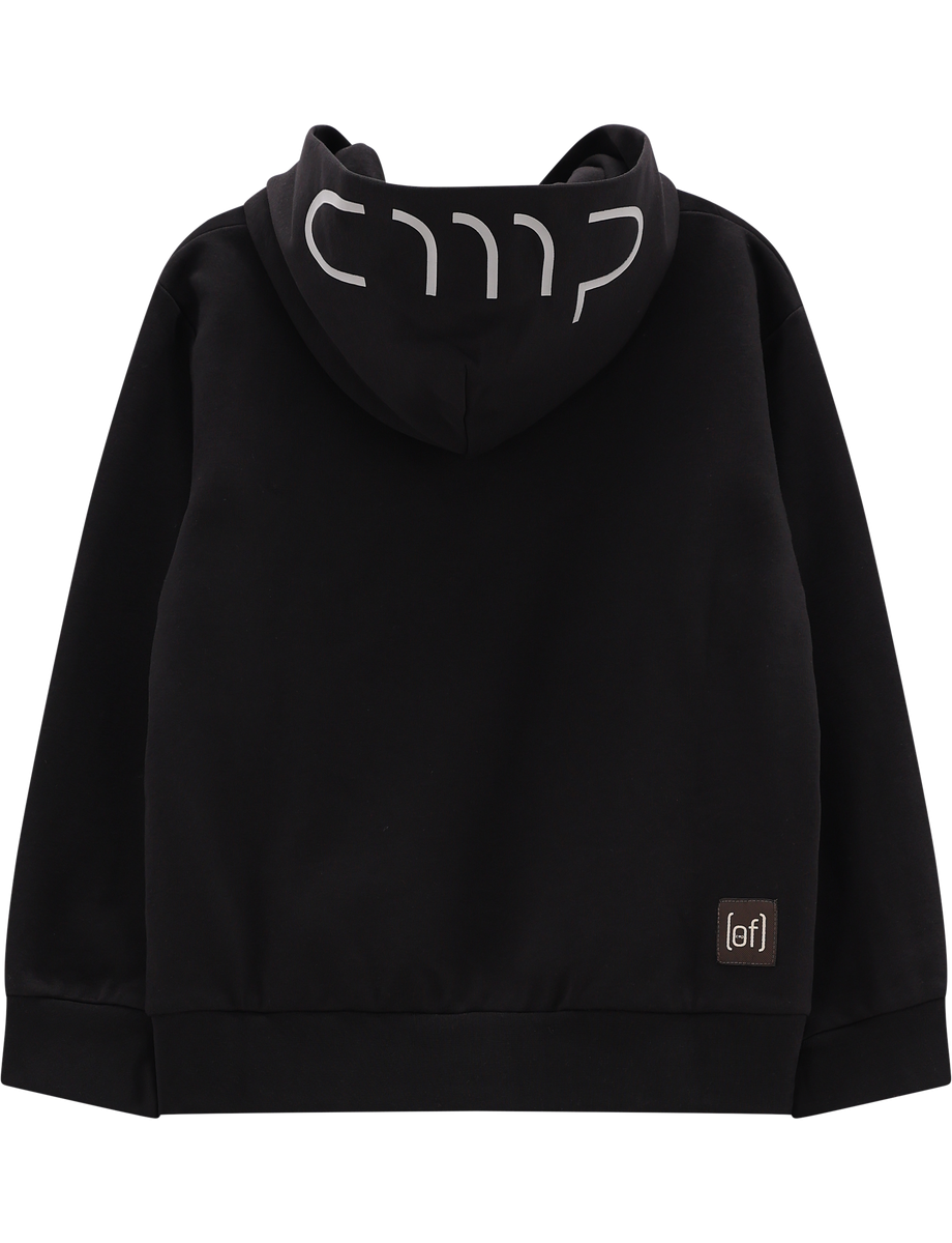 CMP Pull à capuche »KID SWEAT FIX HOOD« Weiche Baumwollqualität, Kapuze mit Schutzfunktion,  Kängurutasche