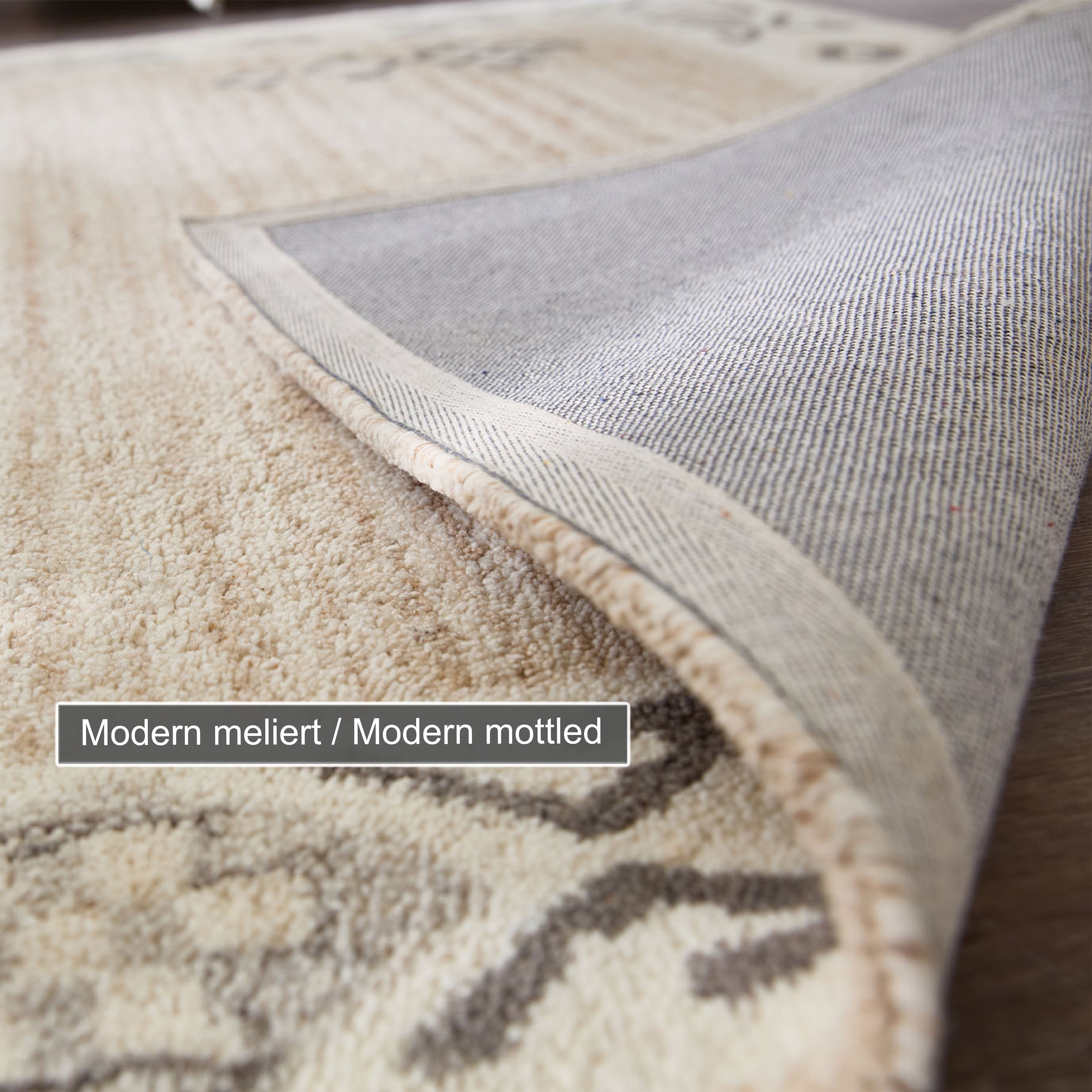 THEKO Tapis en laine »Royal Berber« Rectangulaire 18 mm Höhe Aspect berbère, à motifs, pure laine, avec bordure salon