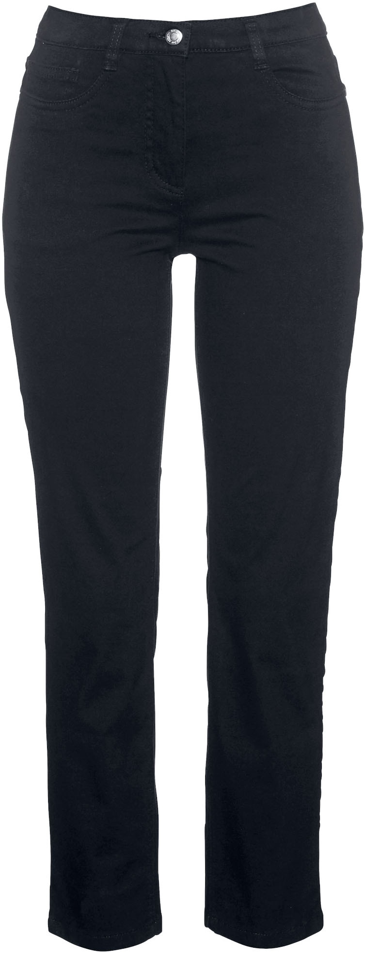bonprix Pantalon stretch  longueur 7/8, coupe étroite, en majorité coton
