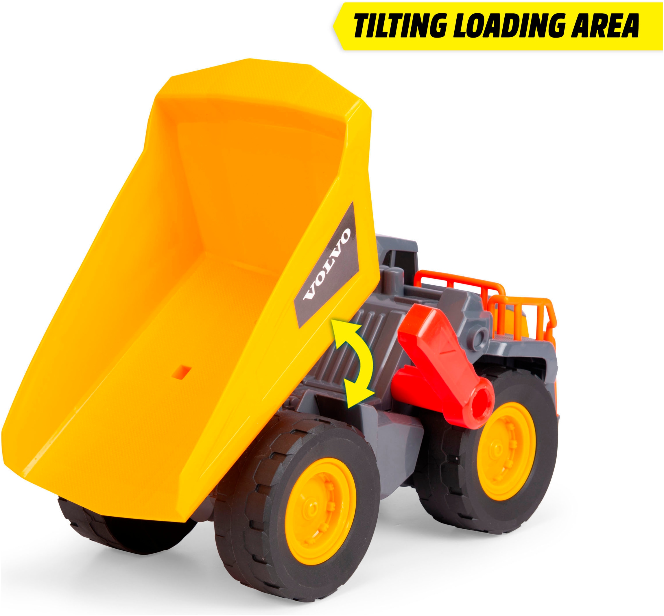 Dickie Toys Camion jouet »Volvo Power Dump Truck« mit Licht und Sound