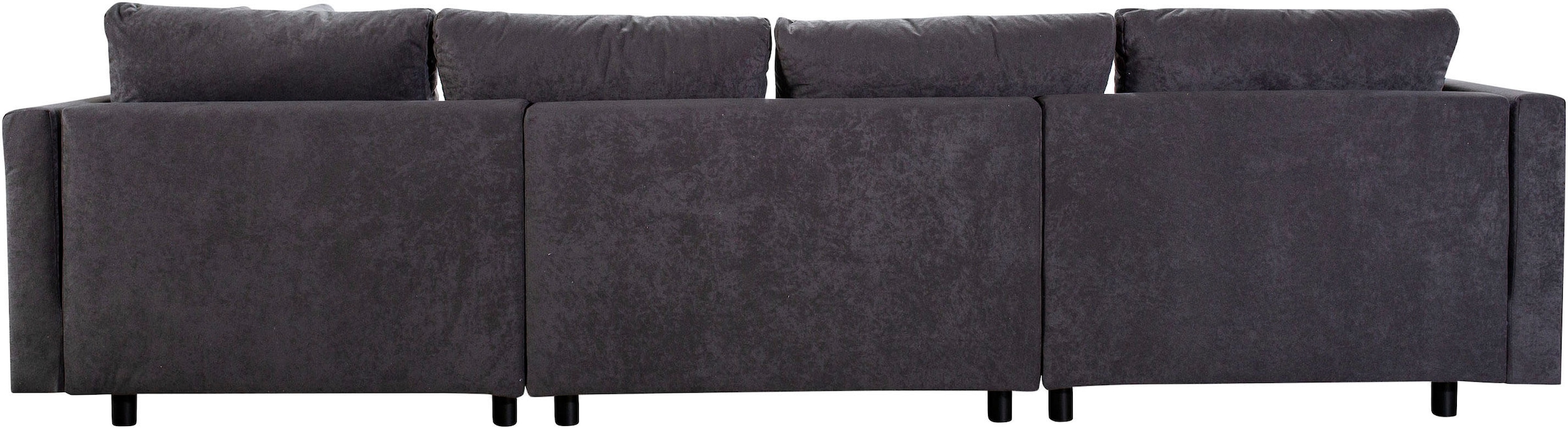 COLLECTION AB Paysage de salon »Toni U-Form, B: 298 cm, XXL-Liegefläche 282x178 cm mit Hocker« ensemble : canapé & pouf, 3 coussins décoratifs, ressorts ensachés