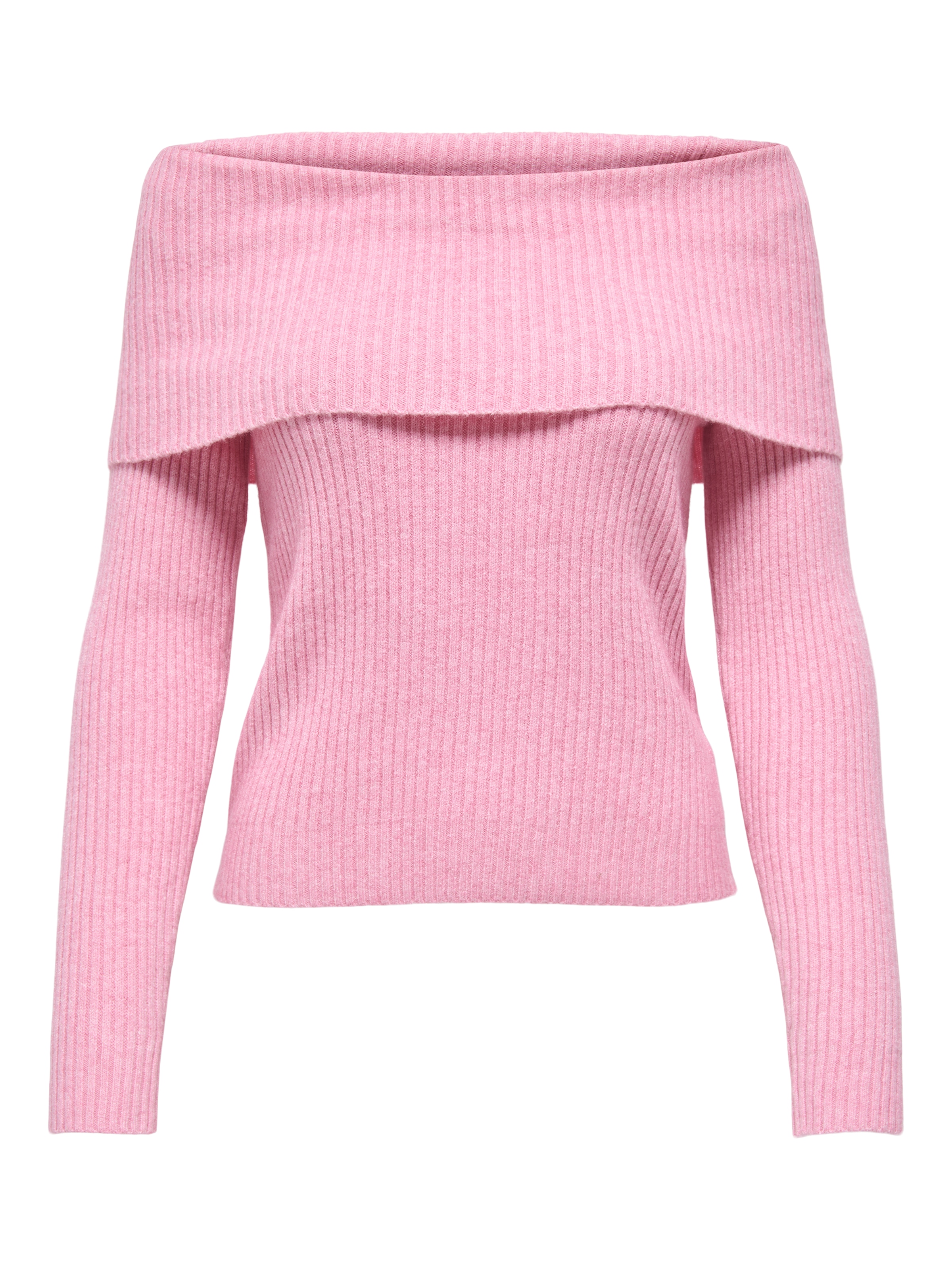 ONLY Pull en tricot »ONLKATIA LIFE LS OFF SHOULDER KNT NOOS« mélange viscose, coupe régulière