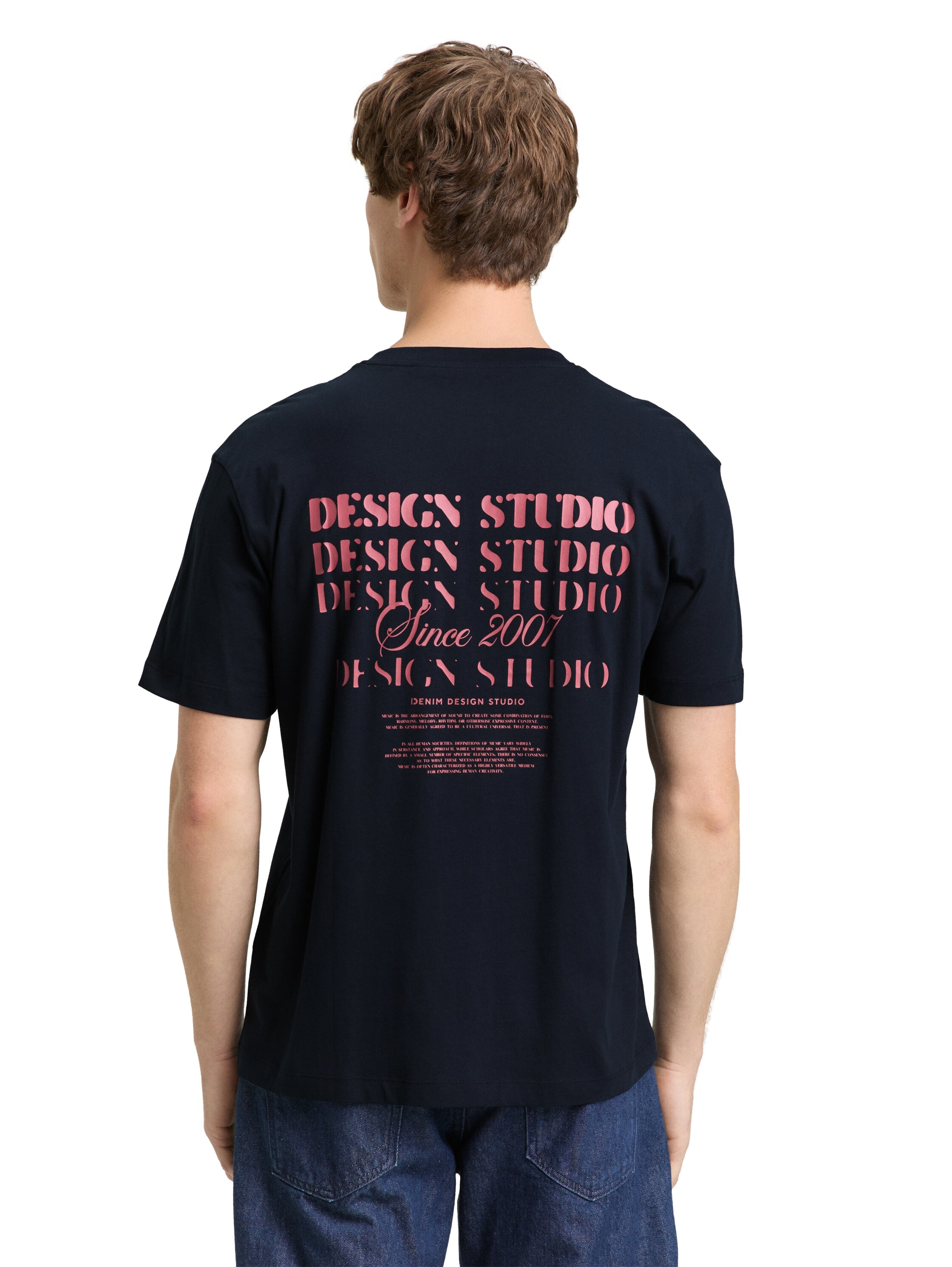 TOM TAILOR Denim T-shirt avec inscriptions