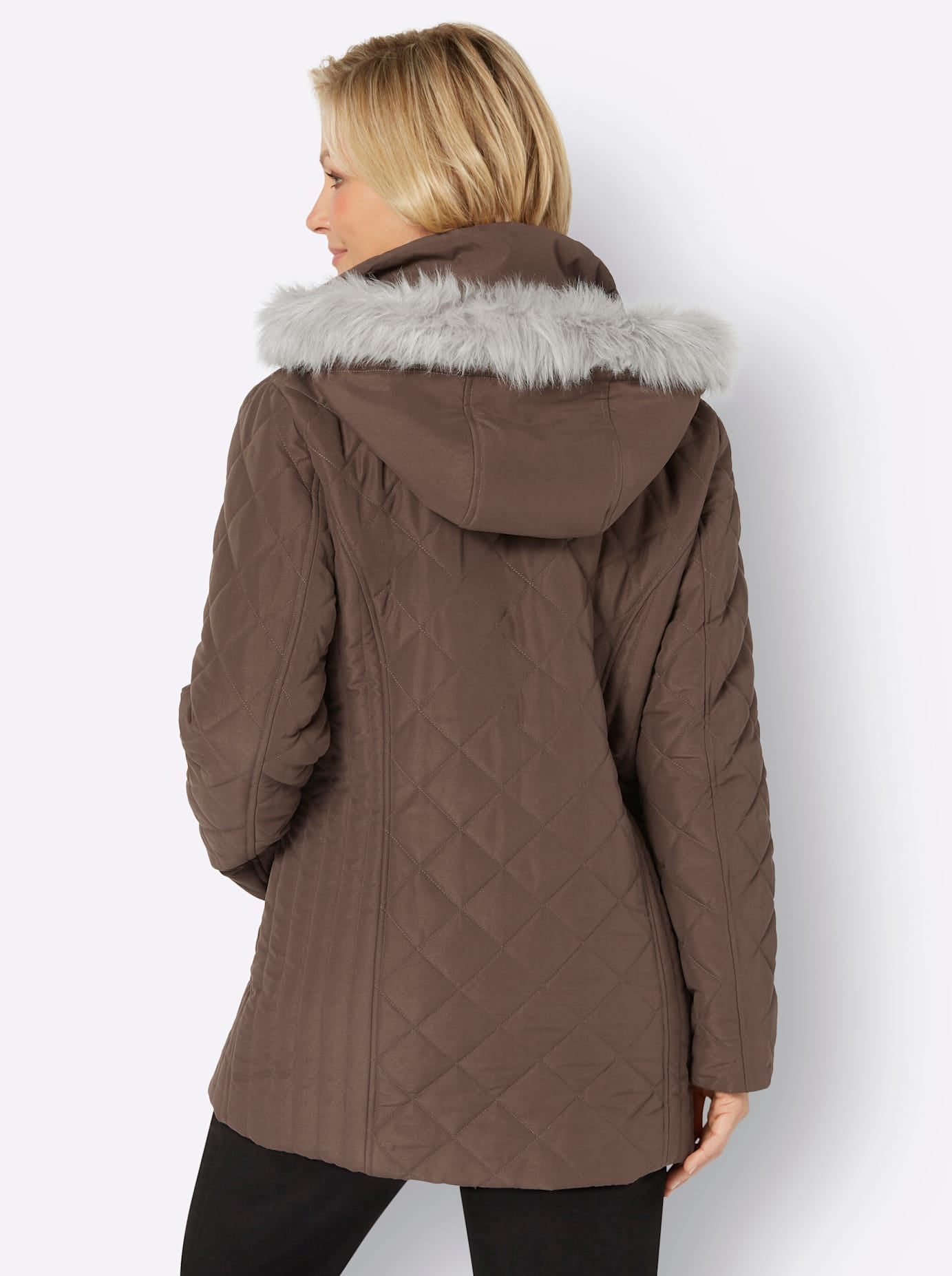 Classic Basics Steppjacke mit Kapuze