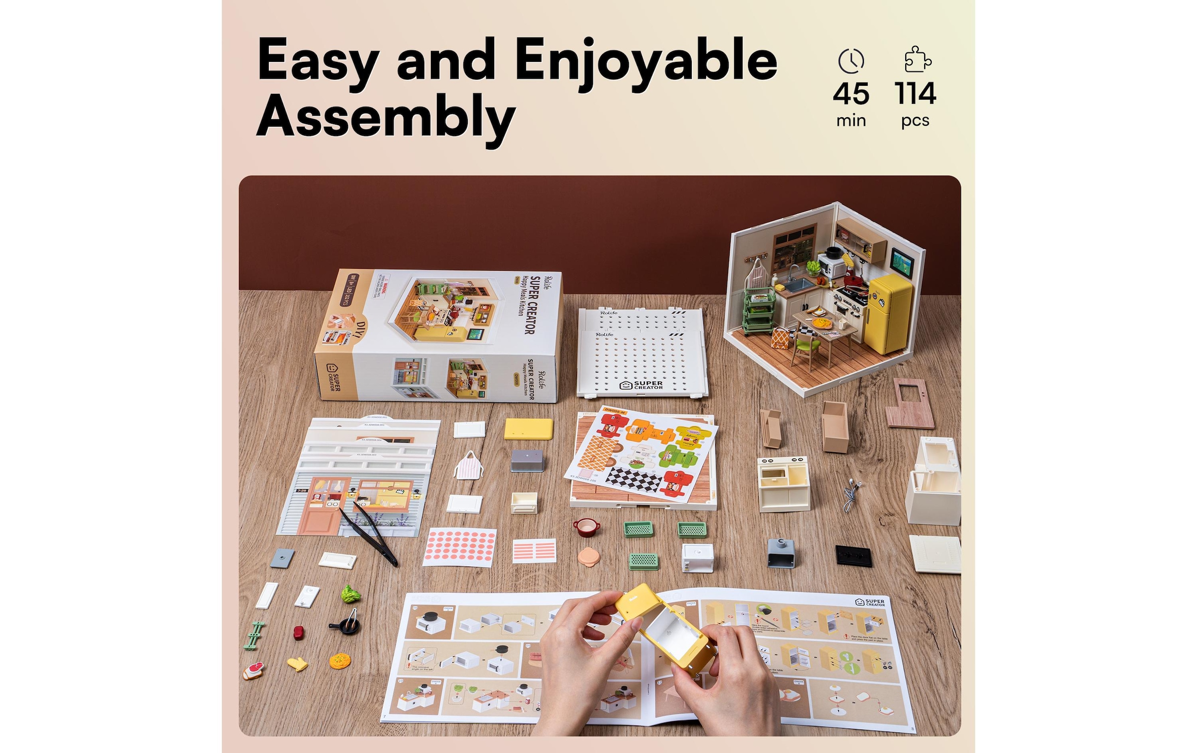   Modellbausatz »RoboTime Fröhliche Mahlzeiten Küche«