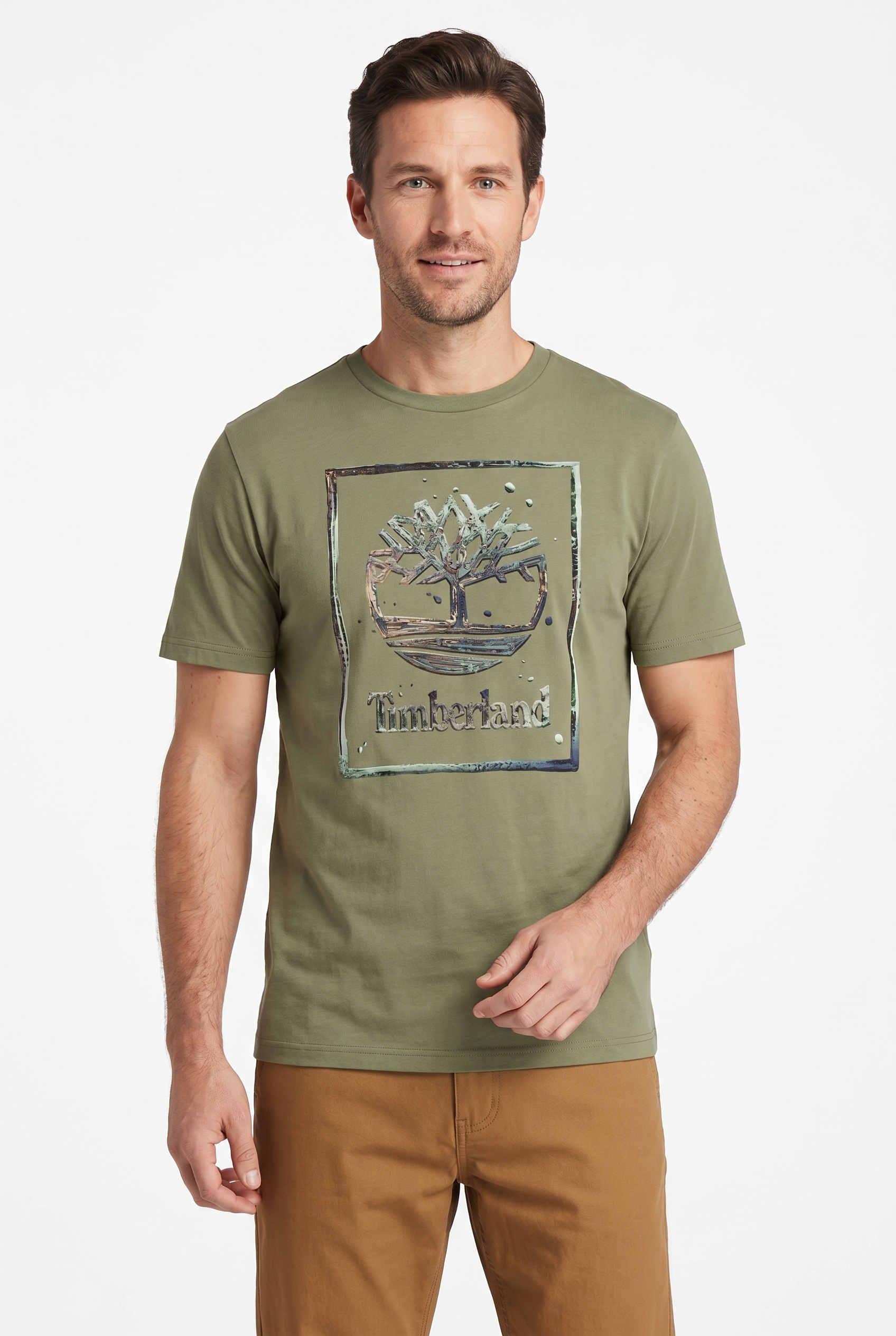 Timberland T-Shirt »Water Stack Logo Short Sleeve Tee« sportlicher Stil, für Sport- und Outdoormode, Kurzarmdesign