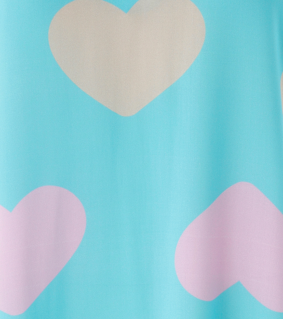 Aniston PLUS Blouse à enfiler mit farbigen Herzen bedruckt- jedes Teil ein Unikat - NEUE KOLLEKTION