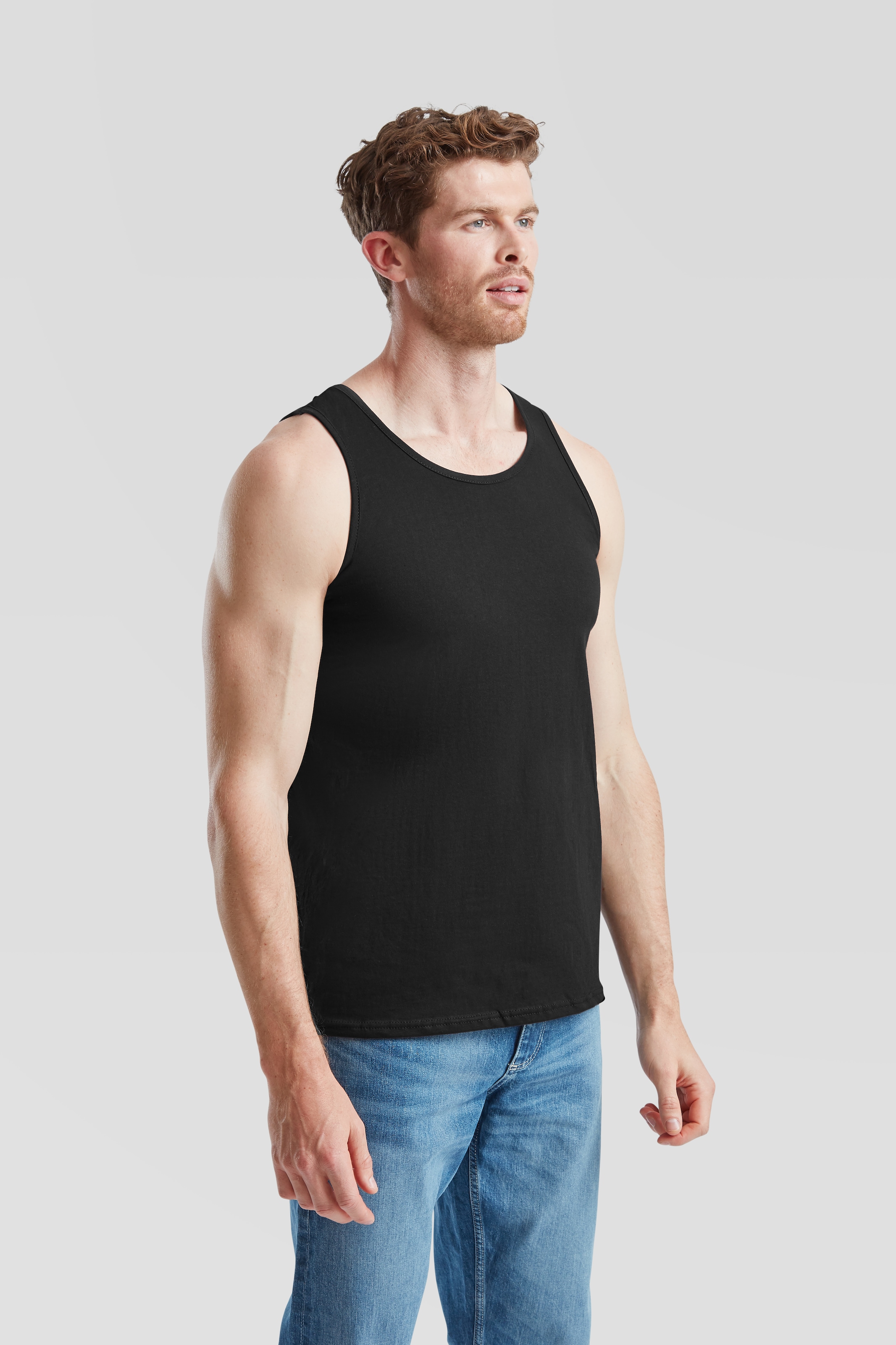 Fruit of the Loom Tanktop Packung, 2 Stk. aus reiner Baumwolle