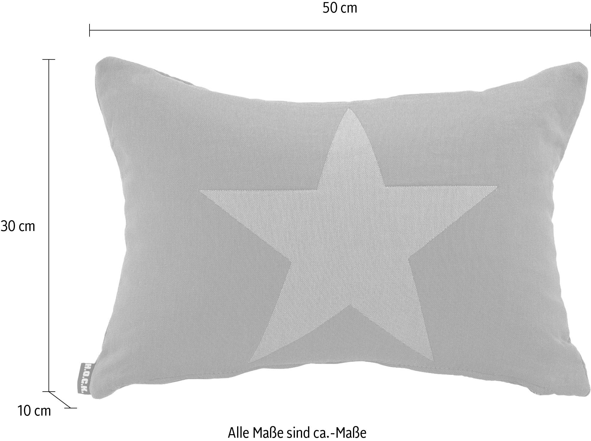H.O.C.K. Coussin décoratif »Rockstar-Stern« Wendekissenhülle mit Füllung, 1 Stück