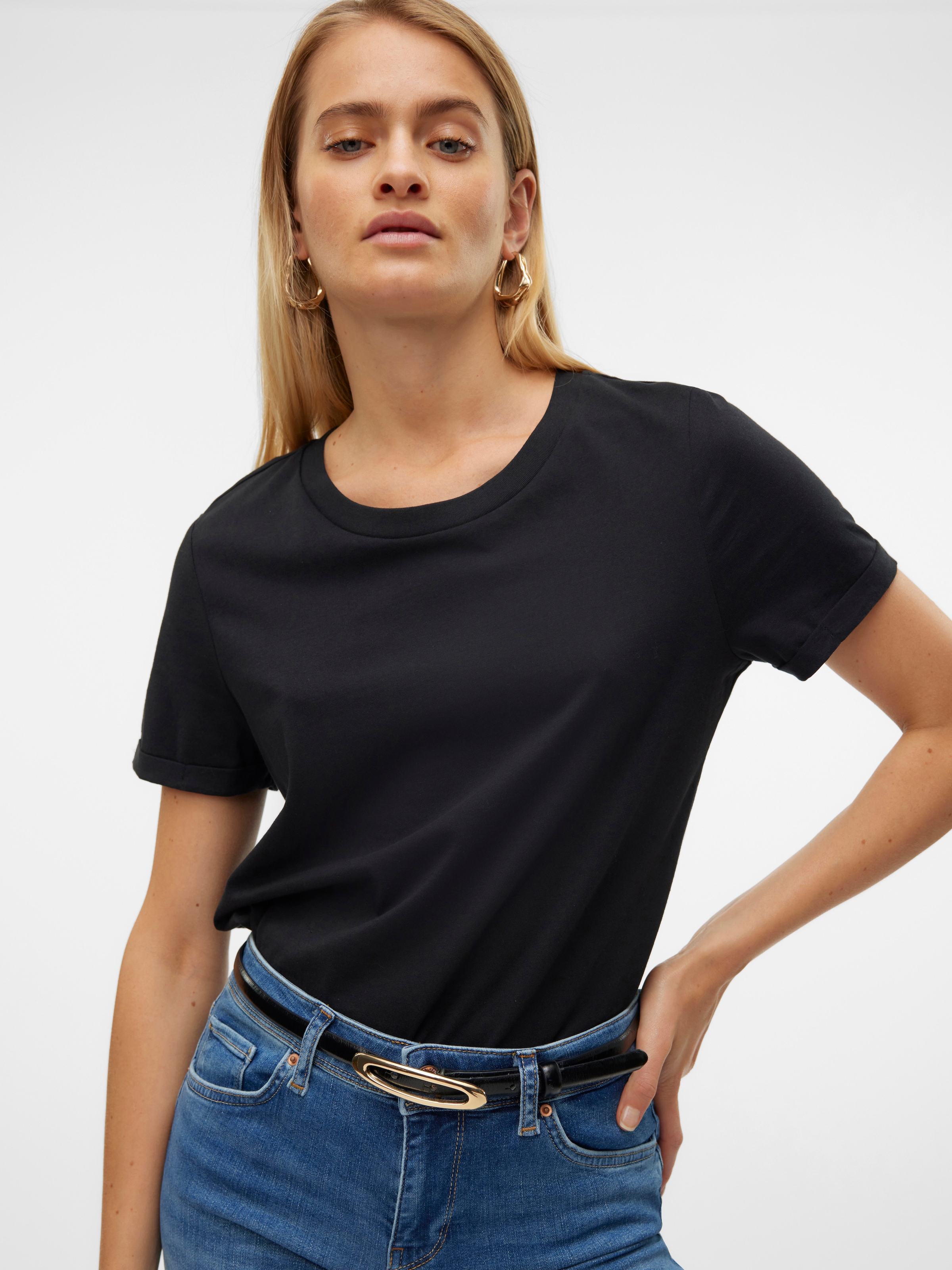 Vero Moda Rundhalsshirt »VMPAULA«