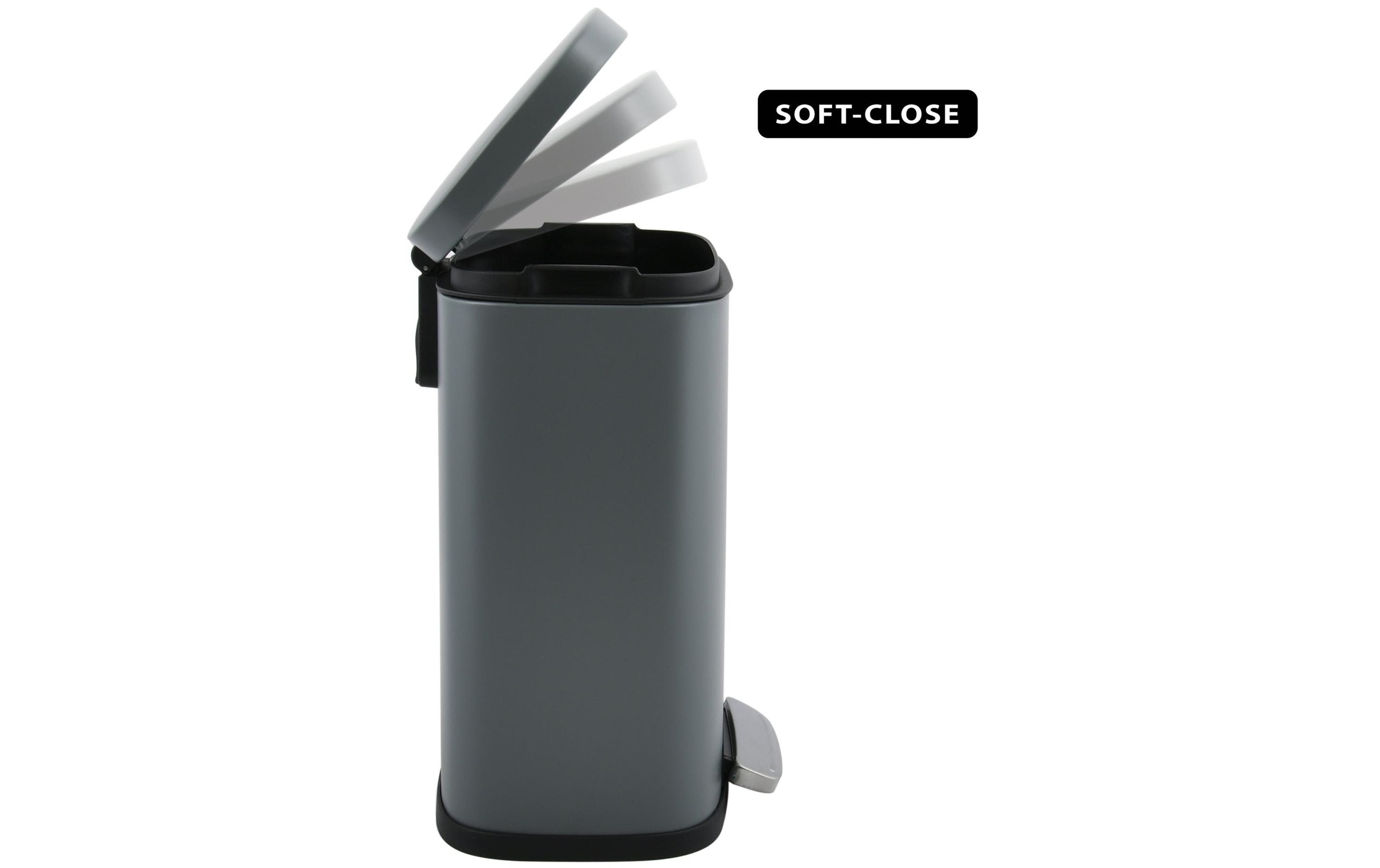 spirella Mülleimer »Treteimer, Grau matt« 1 Behälter