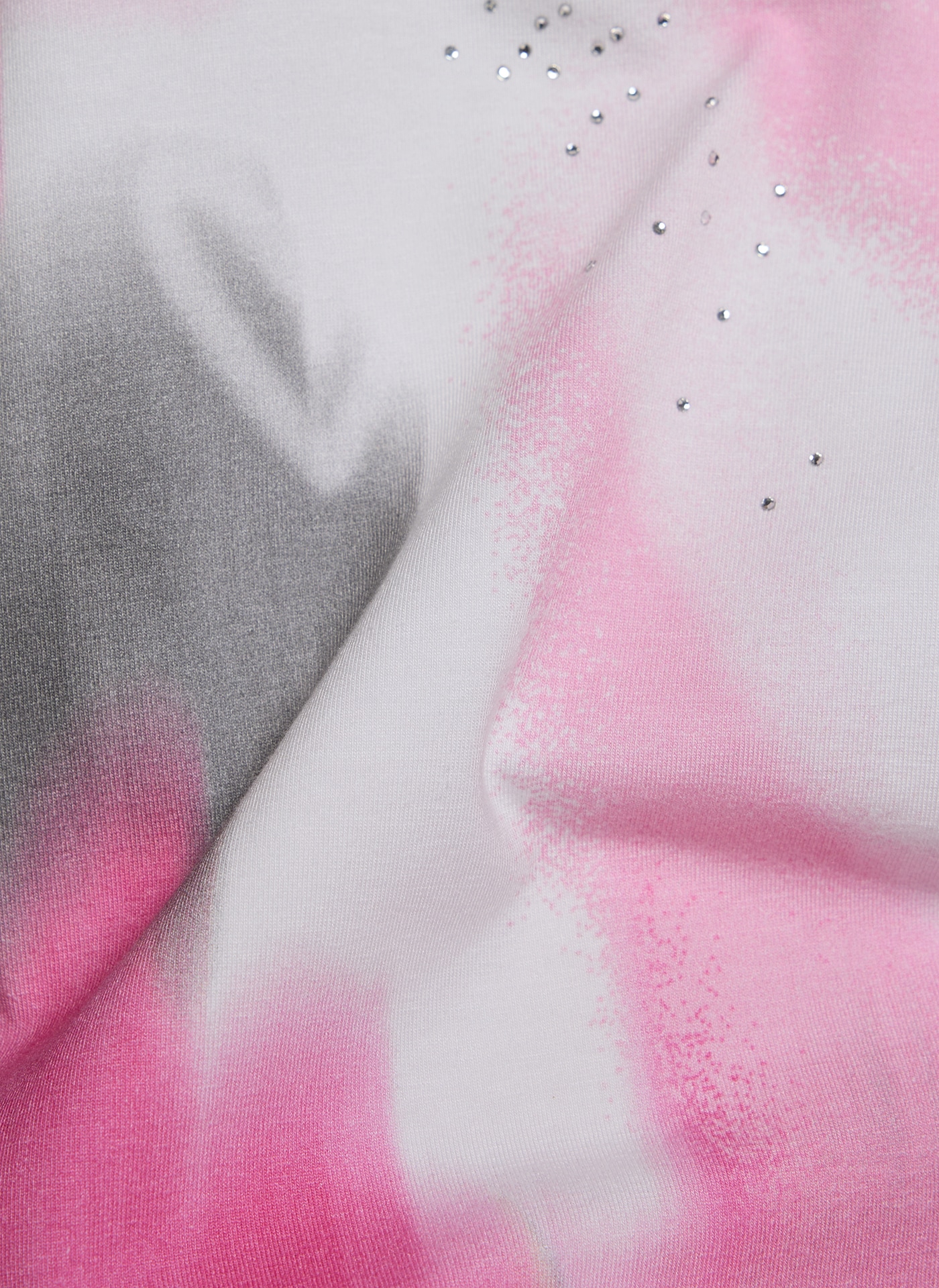 Rabe T-Shirt mit grafischem Muster und Glitzersteinen