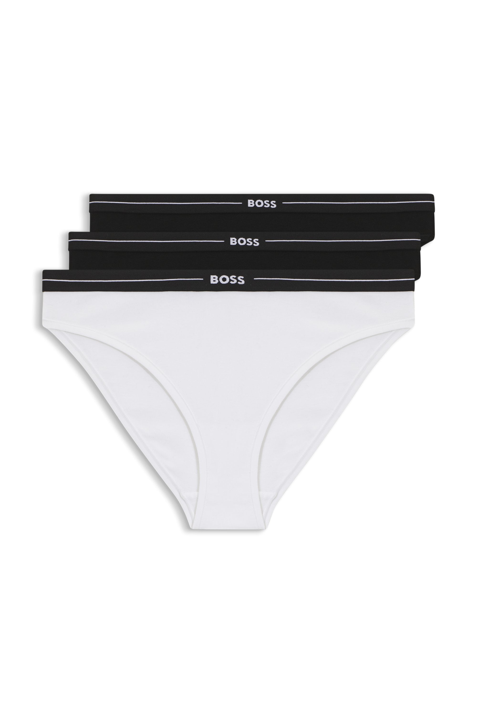 BOSS Slip »3P BRIEF« Packung, 3er, 3 Stk. mit elastischen Logobund