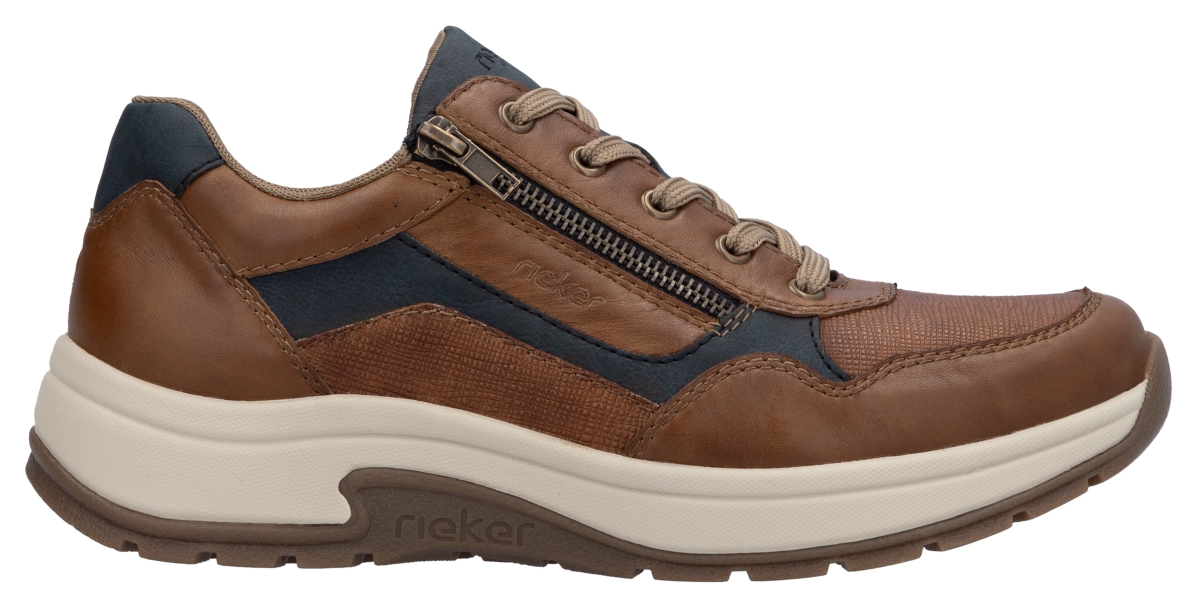 Rieker Sneaker  , Halbschuh, Freizeitschuh, Schnürschuh in bequemer Form