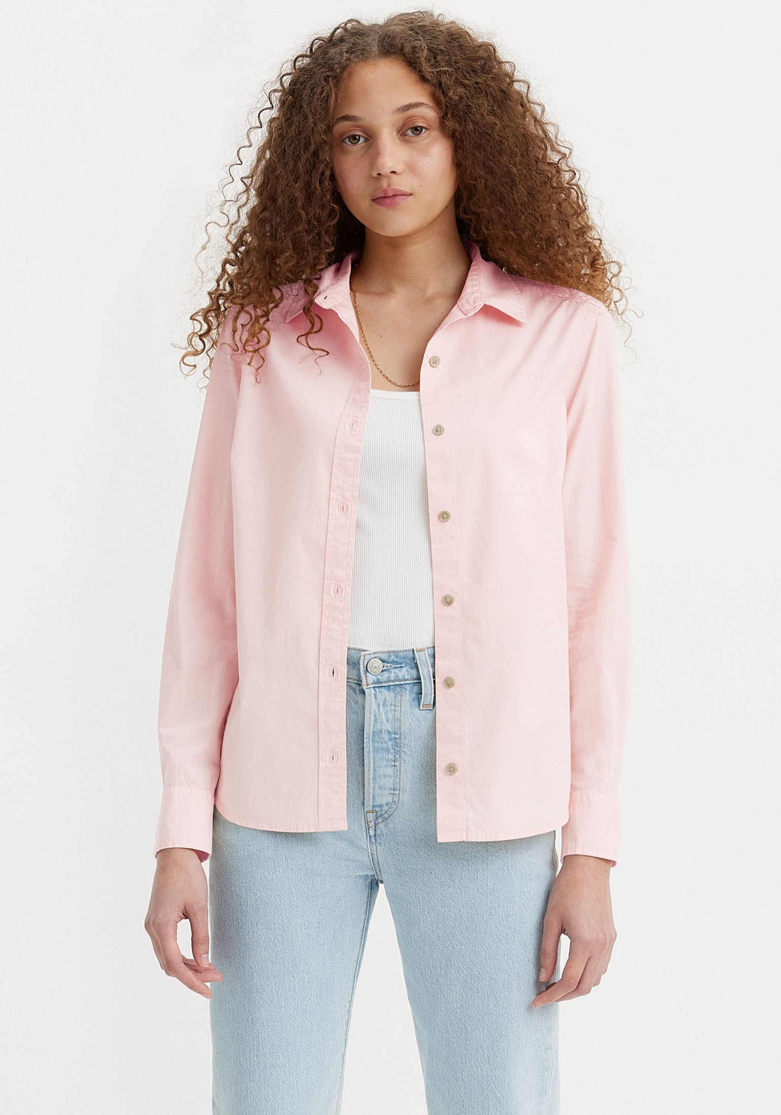 Levi's® Blouse chemise »The Classic« Kleine Logo-Stickerei auf der Brust