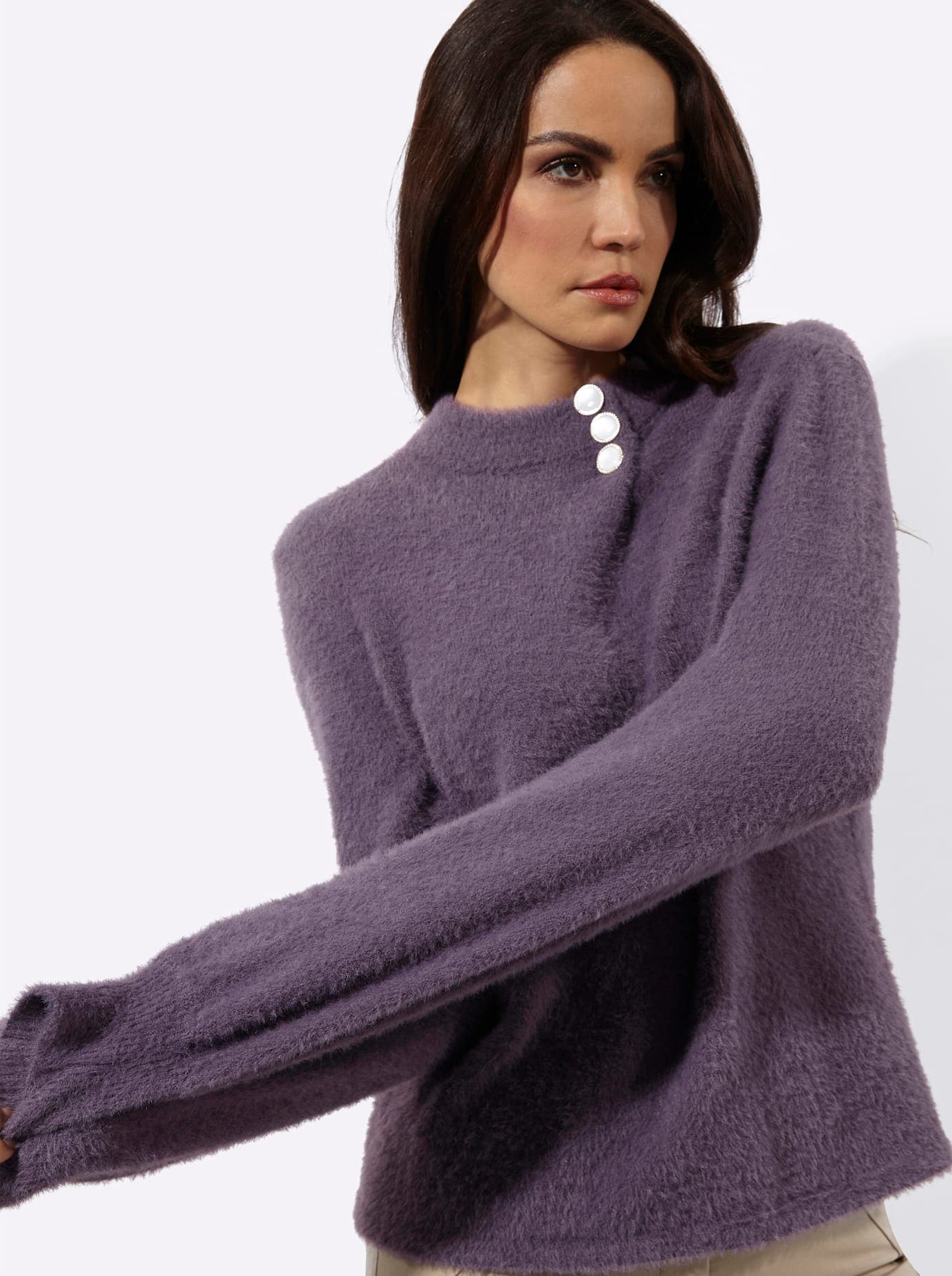 creation L Pull à col montant »Pullover«