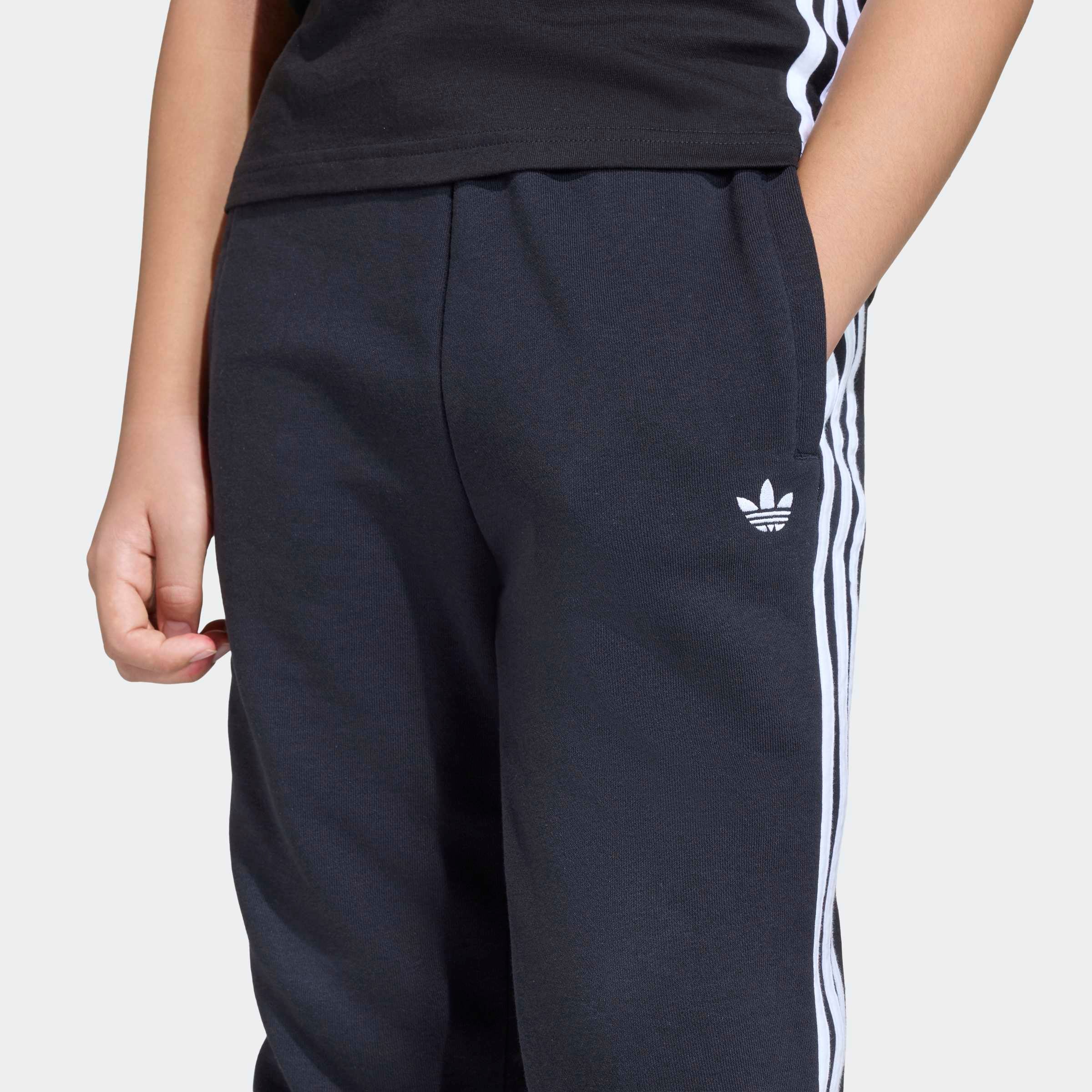 adidas Originals Pantalon de sport »3S PANTS«  pour enfants, avec élastique, en coton et polyester