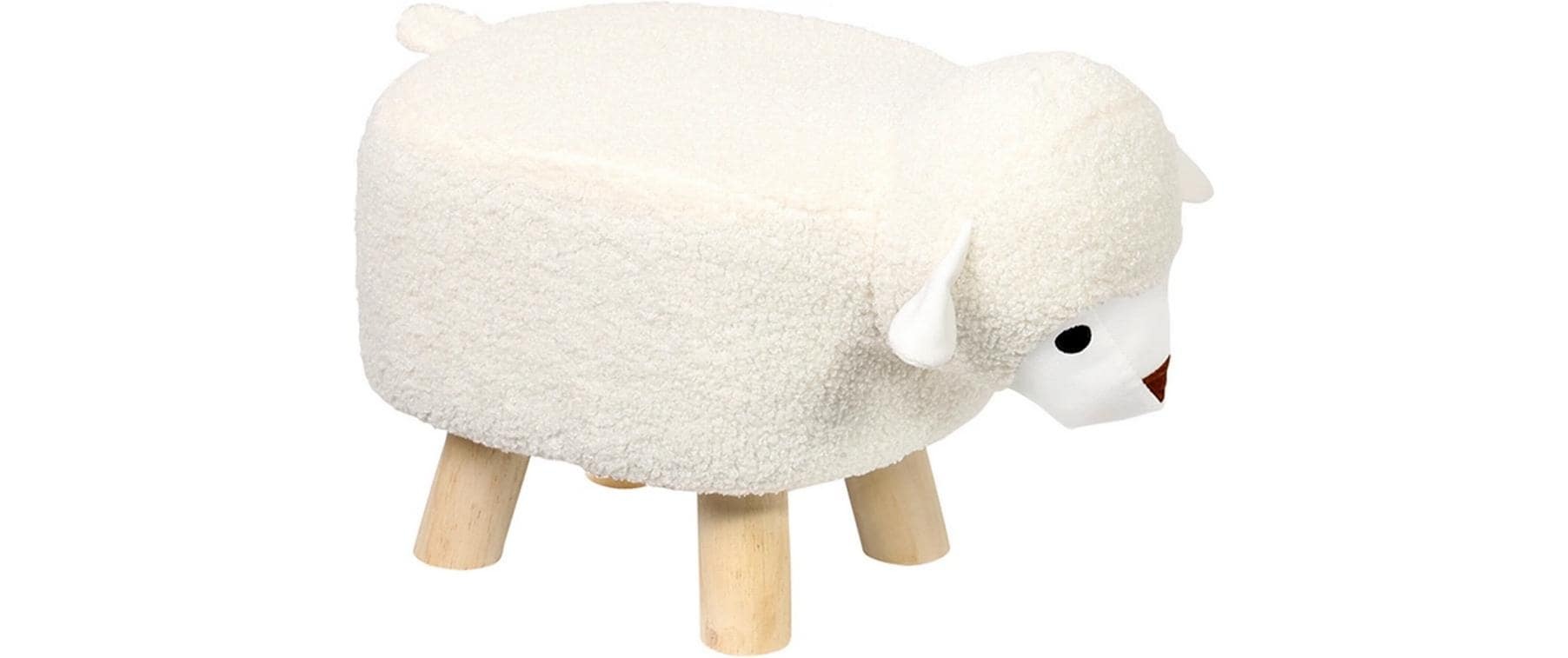 KESPER® Tabouret pour enfants »Schaf gepolstert mit Holzbeinen«