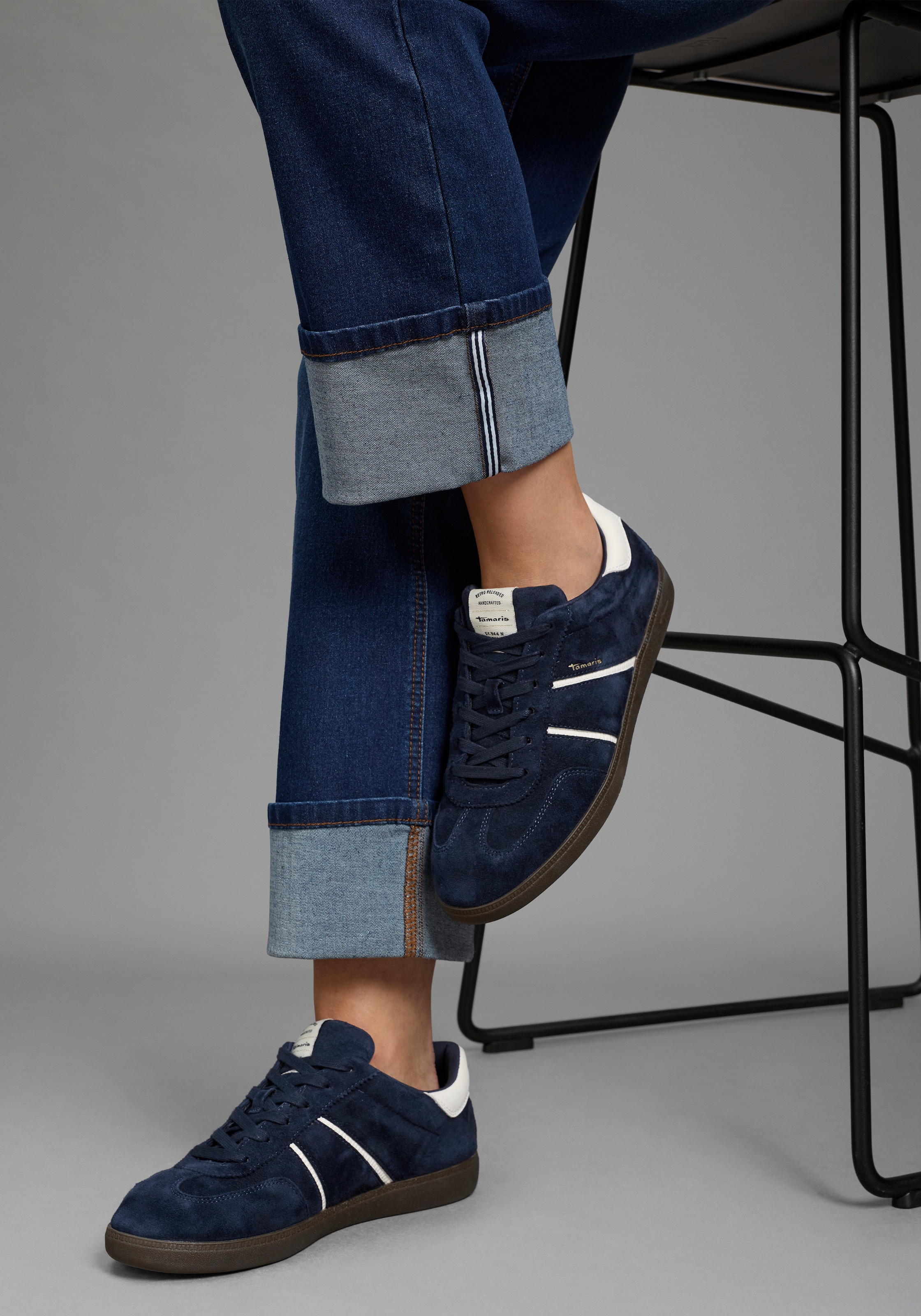 Arizona Jeans droit »mit Turn-Up« coupe droite classique, coupe longue, avec bouton et fermeture éclair
