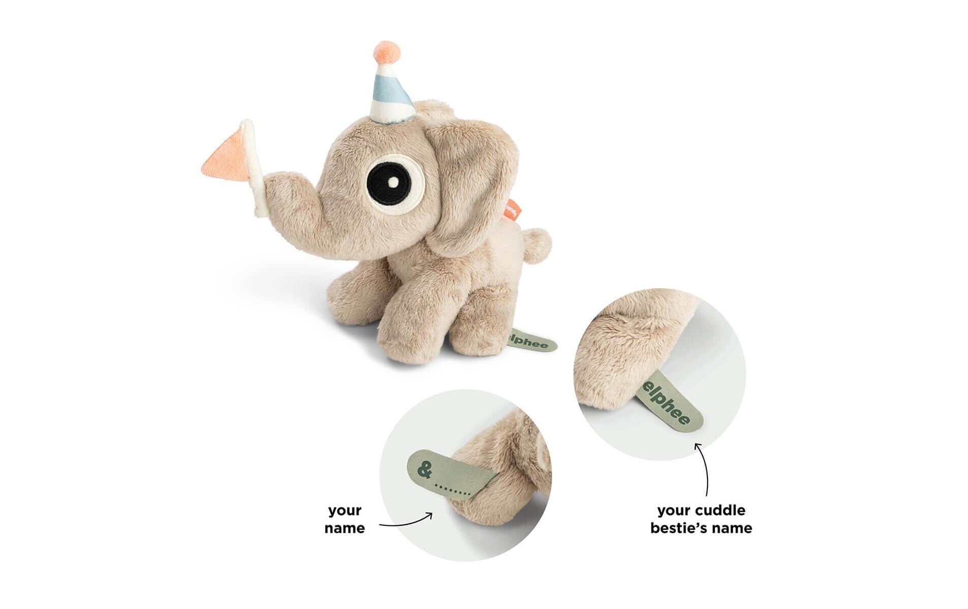 DONE BY DEER Figurine en peluche »done by deer Bestie-Geschenkbox – elphee«