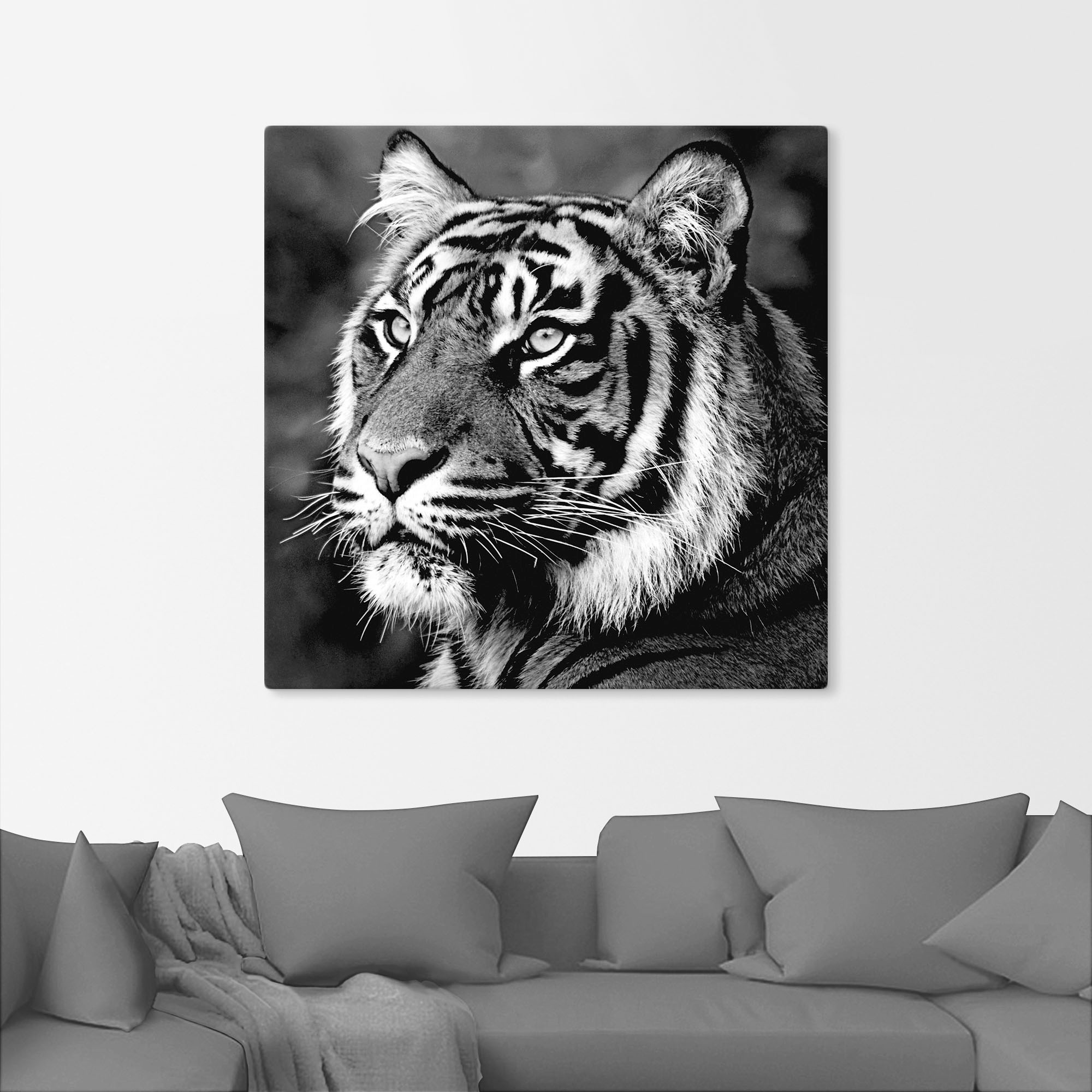 Artland Tableau sur toile »Tiger« 1 cuis tlg. auf Holzrahmen gespannt
