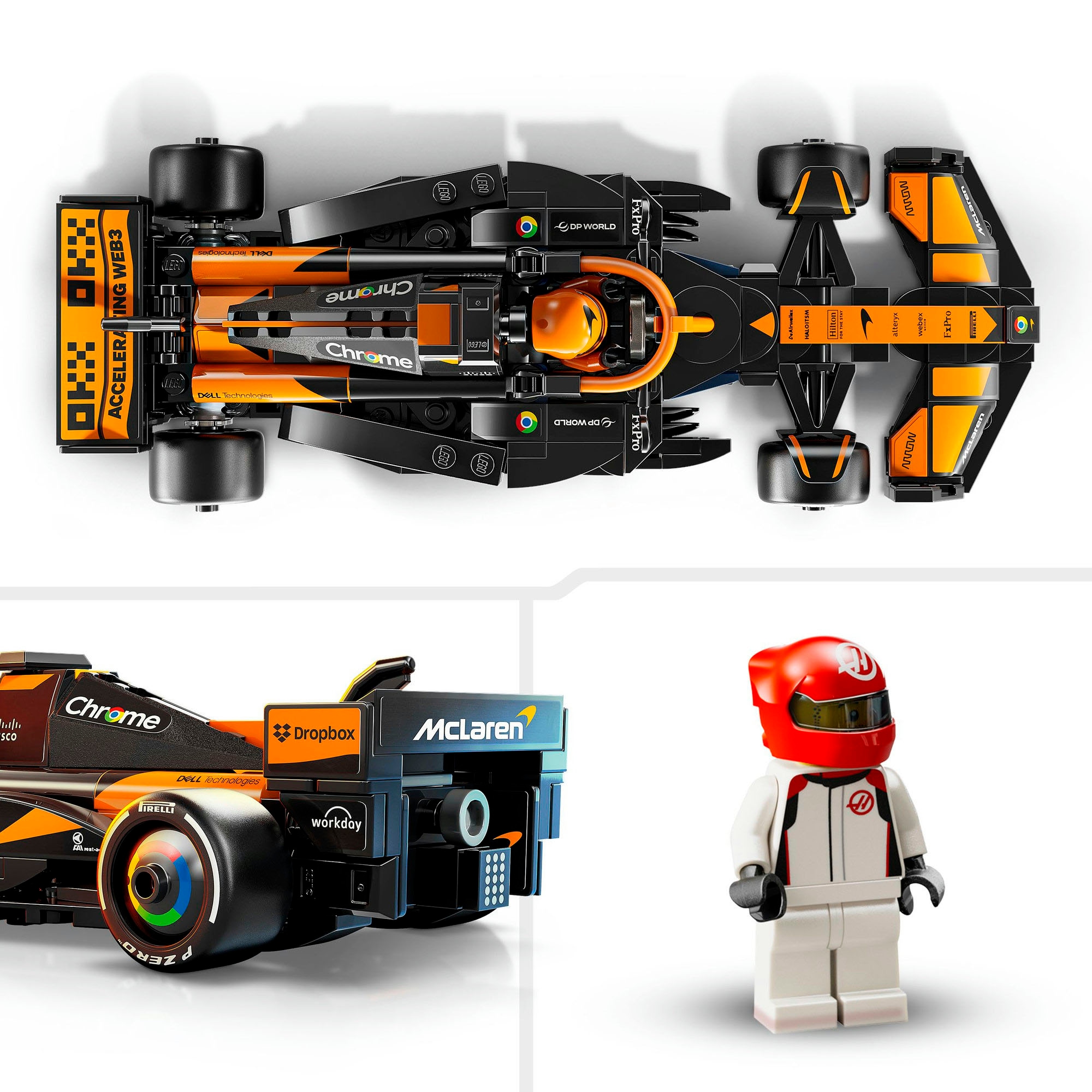 LEGO® Konstruktionsspielsteine »McLaren F1® Team MCL38 Rennauto (77251), LEGO® Speed Champions« Made in Europe